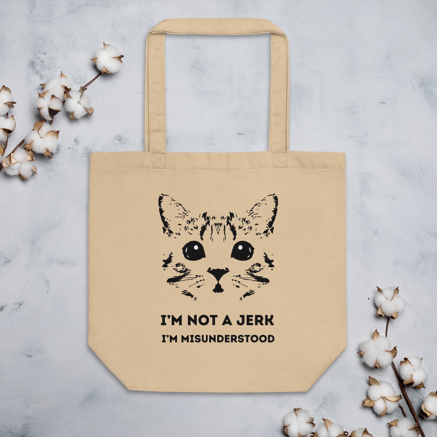 ORGANIC Cotton Totes - My Social Cat Bonafide Boutique LLC