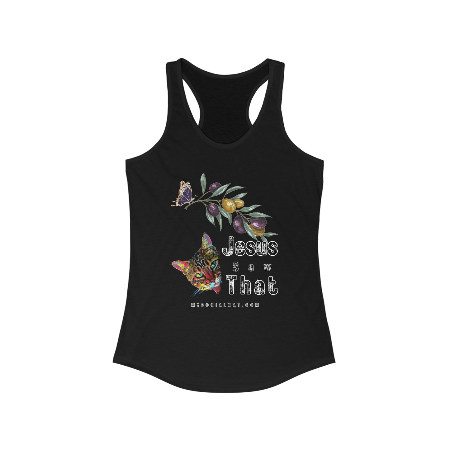 Jesus Saw That Women's Racerback Tank