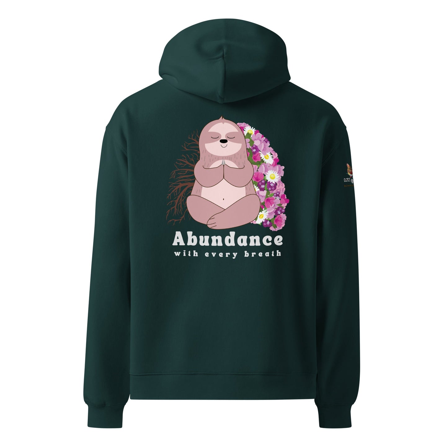Abundance Unisex Plush Hoodie - My Social Cat Bonafide Boutique LLCAbundance Unisex Plush HoodieHooded sweatshirtMy Social Cat Bonafide Boutique LLCPine GreenSabundancehoodie