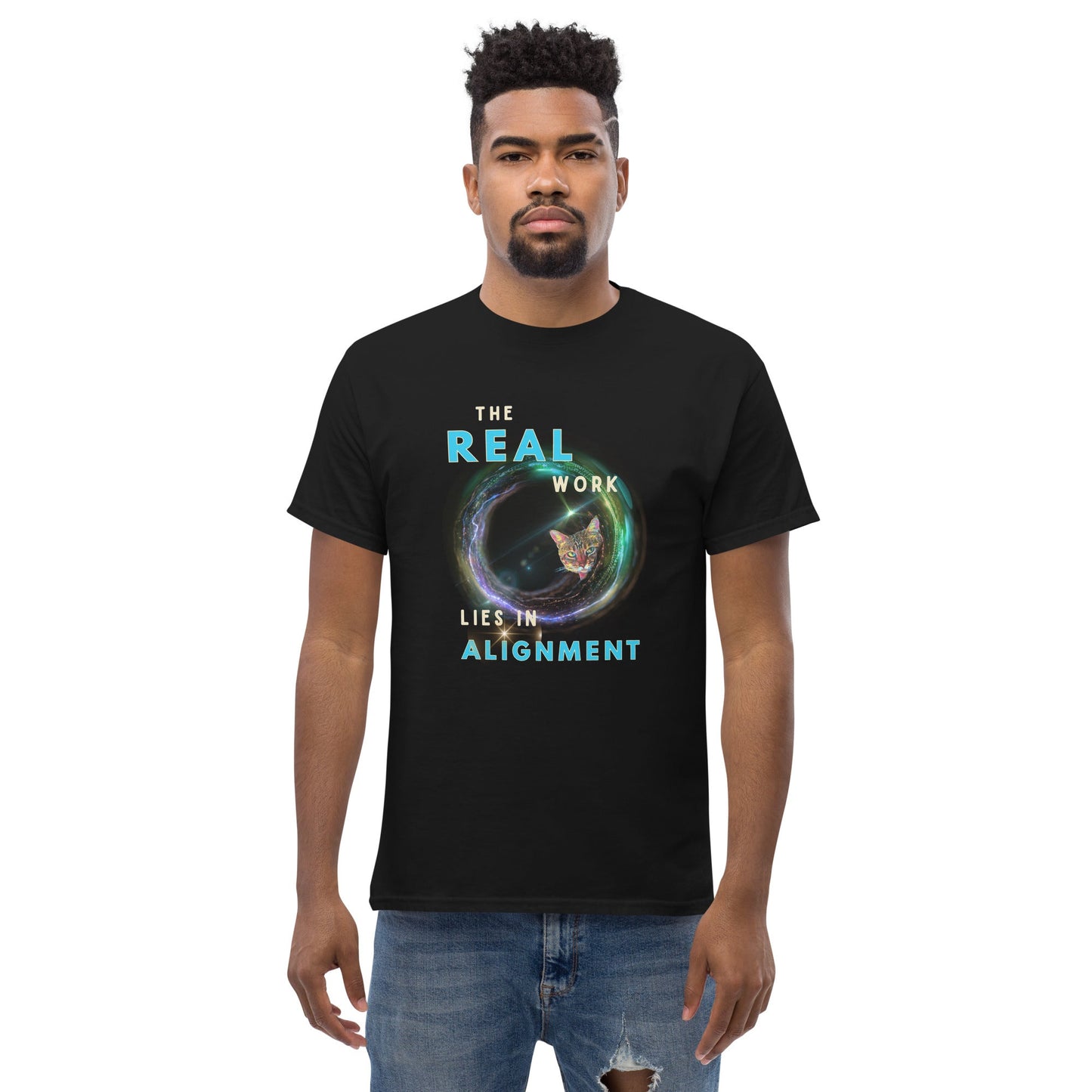 Alignment Unisex Classic Tee - My Social Cat Bonafide Boutique LLCAlignment Unisex Classic TeeT-shirtMy Social Cat Bonafide Boutique LLCBlackMalignmentclassic