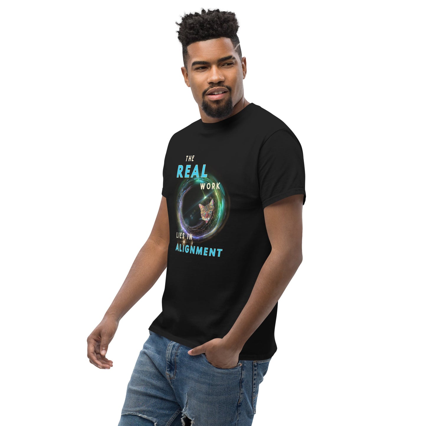 Alignment Unisex Classic Tee - My Social Cat Bonafide Boutique LLCAlignment Unisex Classic TeeT-shirtMy Social Cat Bonafide Boutique LLCBlackMalignmentclassic
