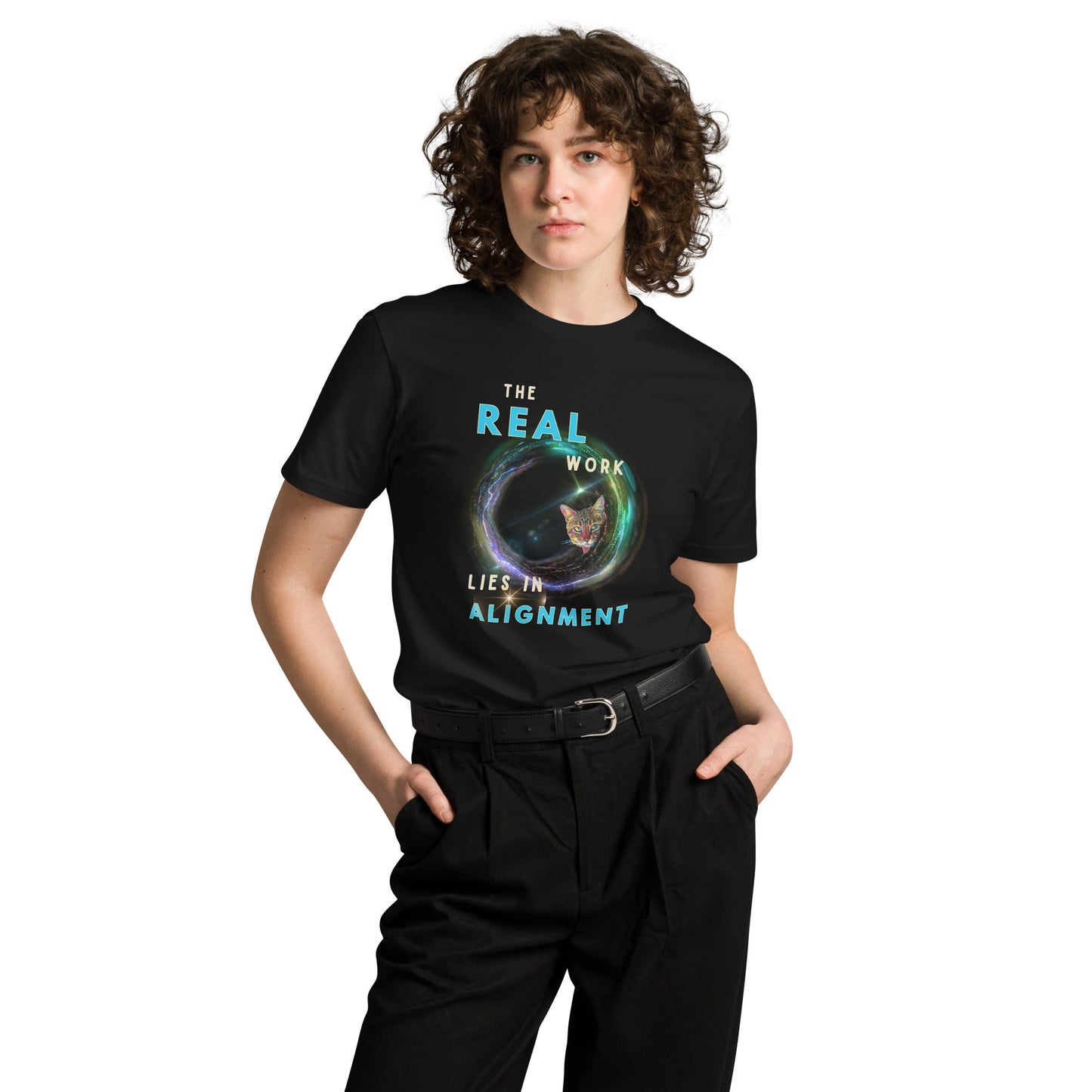 Alignment Unisex Premium Tee - My Social Cat Bonafide Boutique LLCAlignment Unisex Premium TeeT-shirtMy Social Cat Bonafide Boutique LLCBlackMalignmentpremium