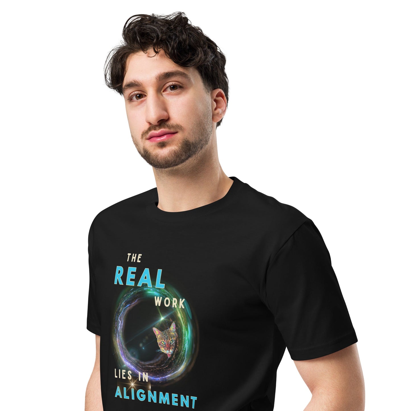 Alignment Unisex Premium Tee - My Social Cat Bonafide Boutique LLCAlignment Unisex Premium TeeT-shirtMy Social Cat Bonafide Boutique LLCBlackMalignmentpremium