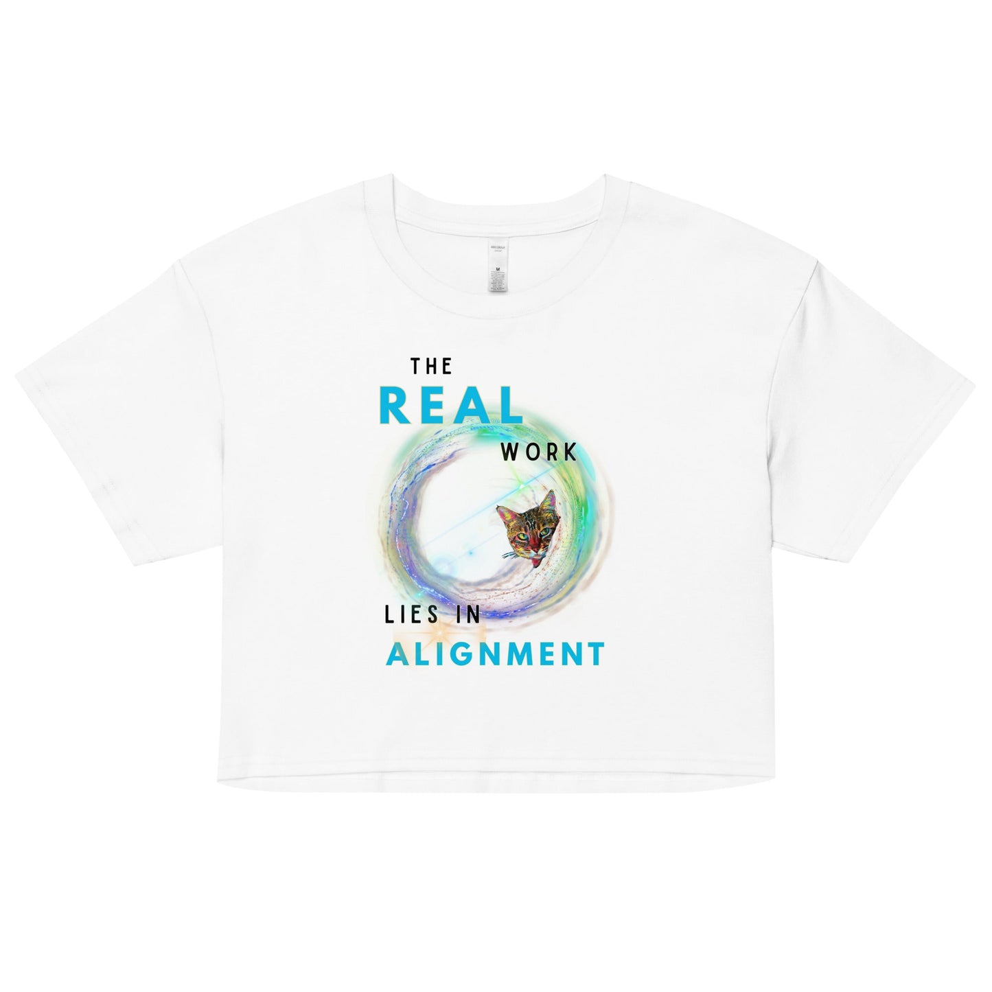 Alignment Women’s Crop Top - My Social Cat Bonafide Boutique LLCAlignment Women’s Crop TopT-shirtMy Social Cat Bonafide Boutique LLCWhiteXSalignmentcrop