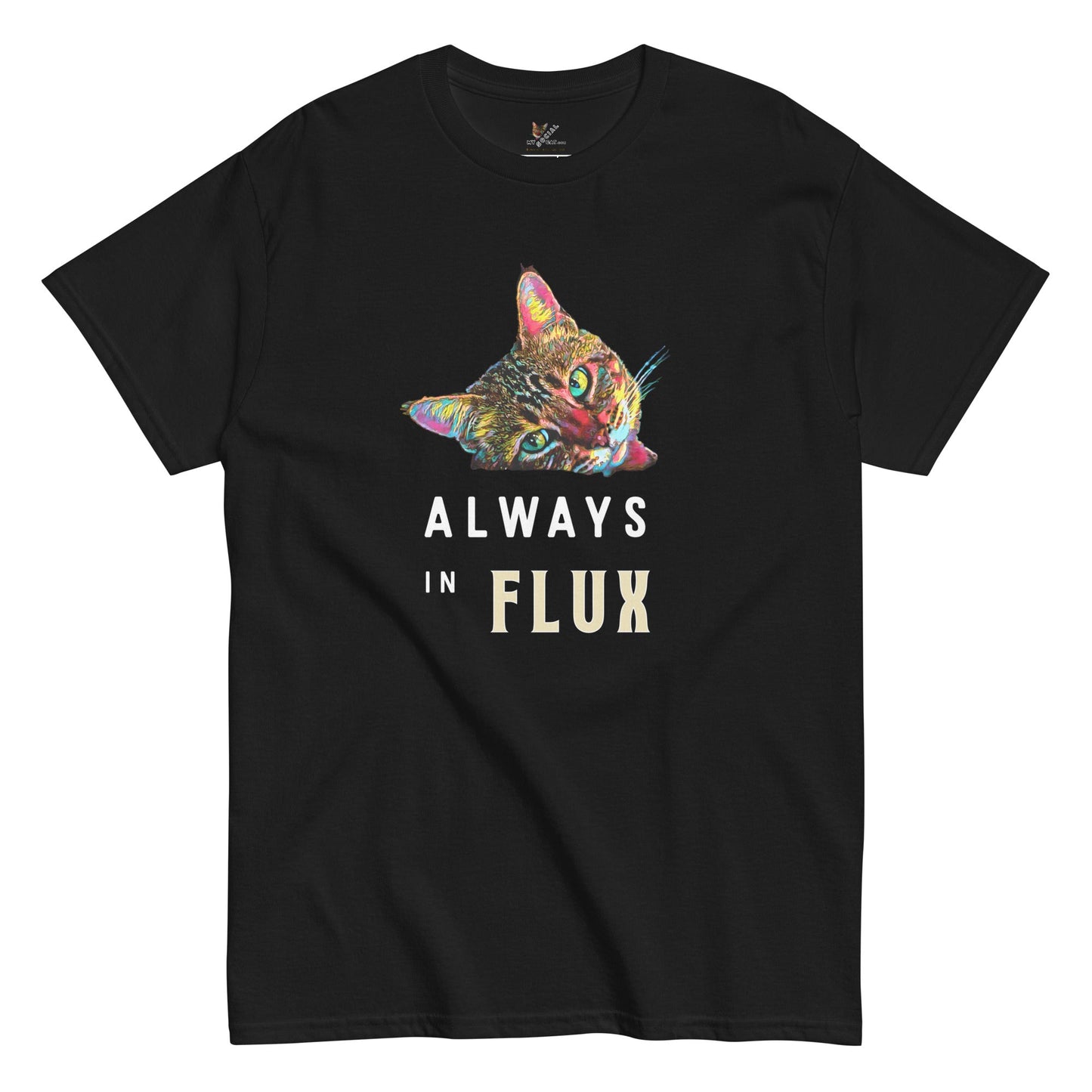 Always in Flux Unisex Classic Tee - My Social Cat Bonafide Boutique LLCAlways in Flux Unisex Classic TeeT-shirtMy Social Cat Bonafide Boutique LLCScatflux