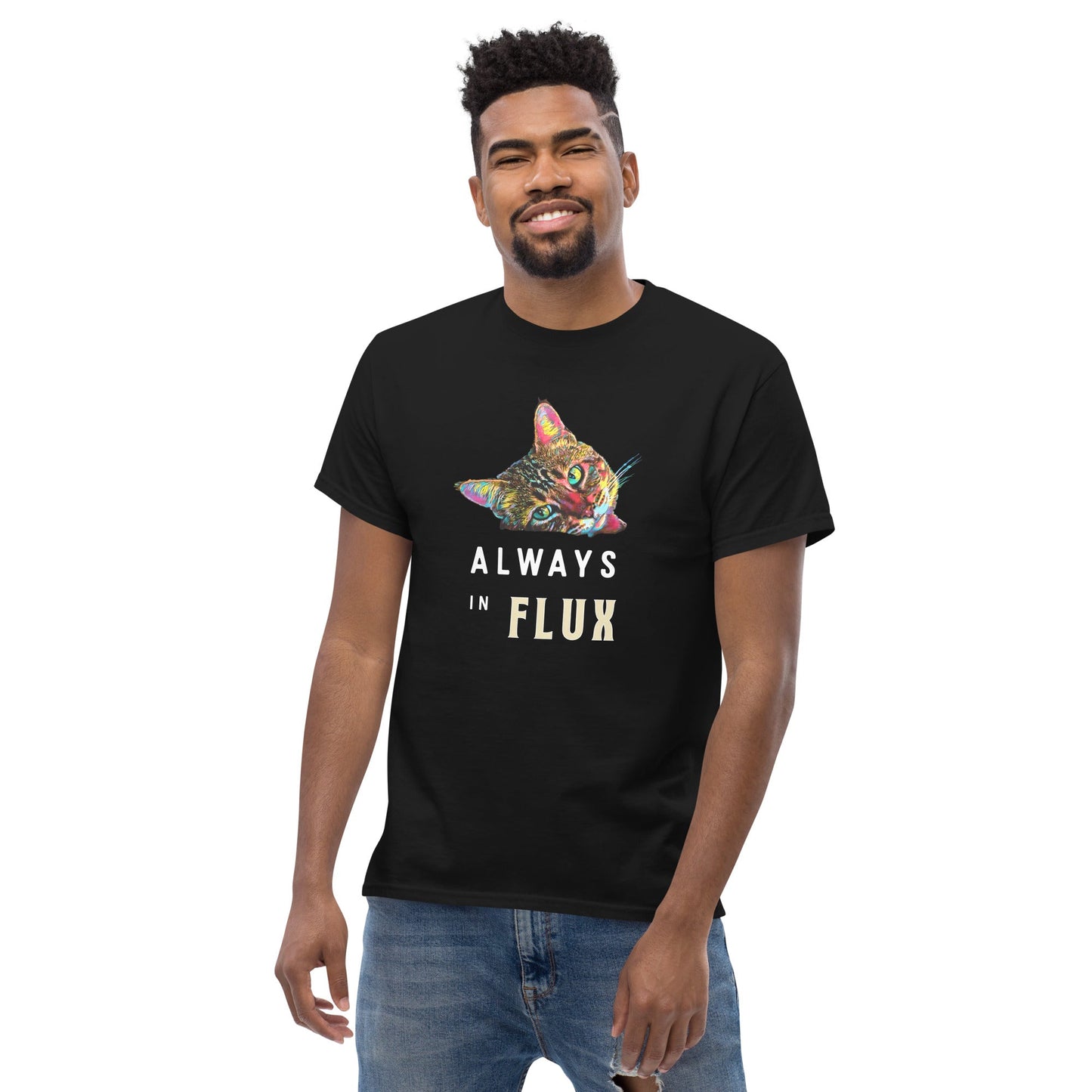 Always in Flux Unisex Classic Tee - My Social Cat Bonafide Boutique LLCAlways in Flux Unisex Classic TeeT-shirtMy Social Cat Bonafide Boutique LLCScatflux
