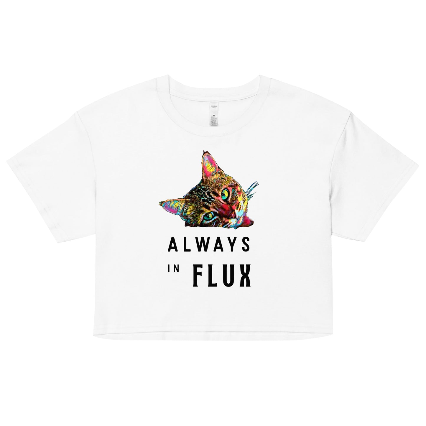 Always in Flux Women’s Crop Top - My Social Cat Bonafide Boutique LLCAlways in Flux Women’s Crop Topcrop topMy Social Cat Bonafide Boutique LLCWhiteXSalwayscat