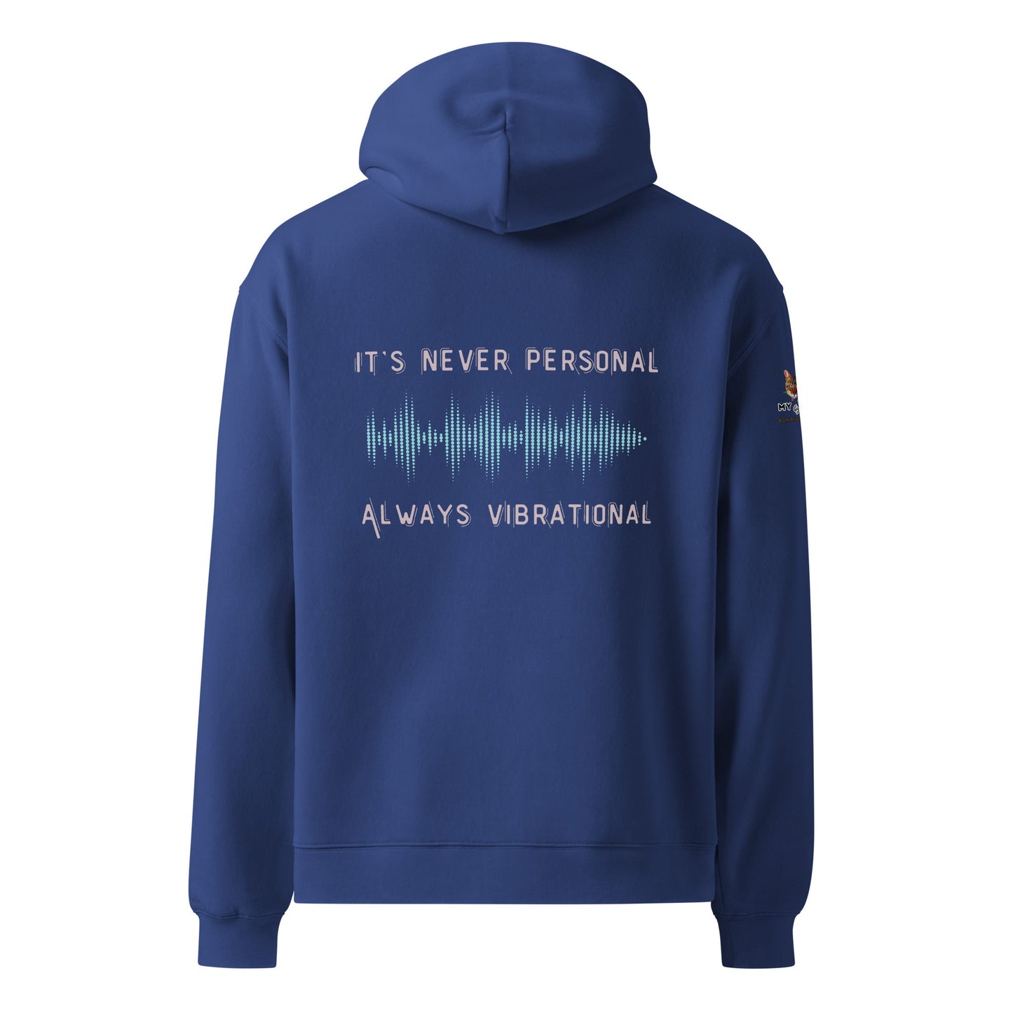 Always Vibrational Unisex Plush Hoodie - My Social Cat Bonafide Boutique LLCAlways Vibrational Unisex Plush HoodieHooded sweatshirtMy Social Cat Bonafide Boutique LLCCobaltShoodiepremium