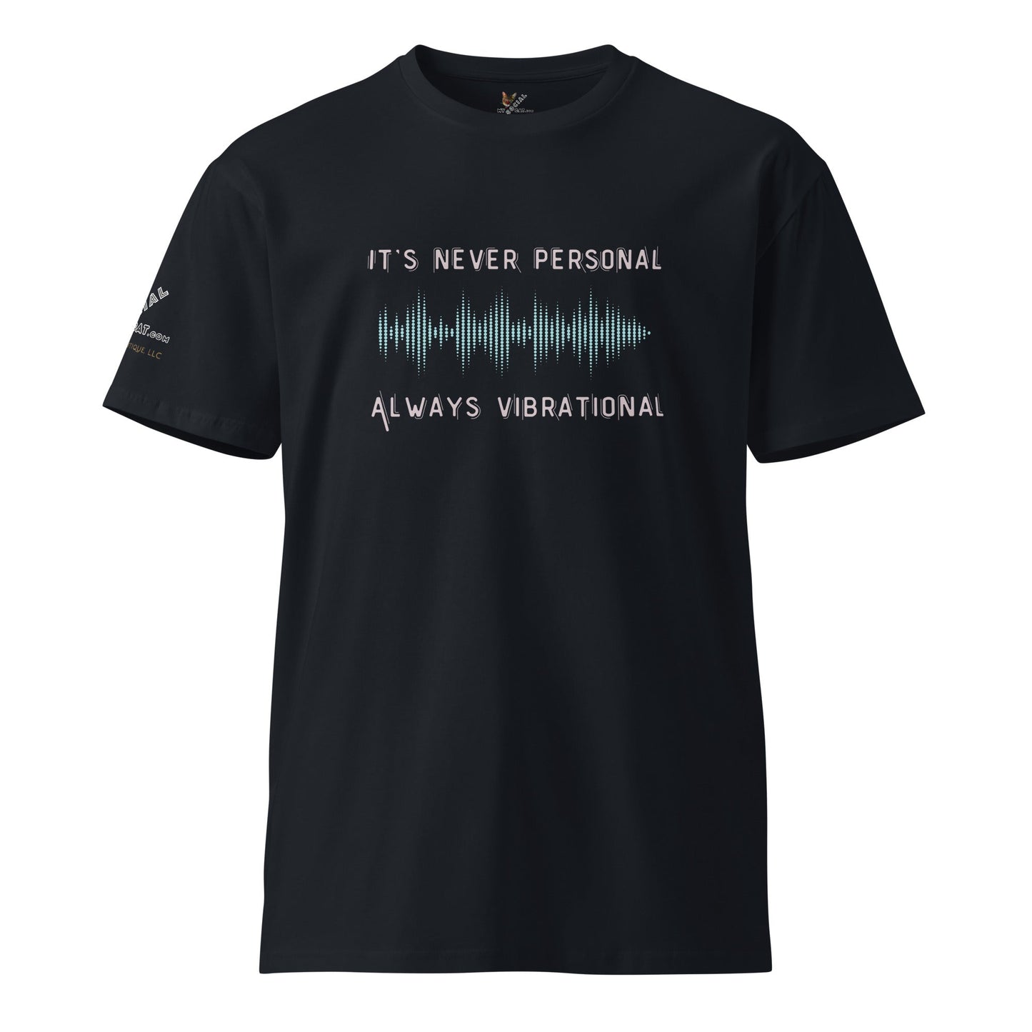 Always Vibrational Unisex Premium Tee - My Social Cat Bonafide Boutique LLCAlways Vibrational Unisex Premium TeeT-shirtMy Social Cat Bonafide Boutique LLCNavySnormspremium