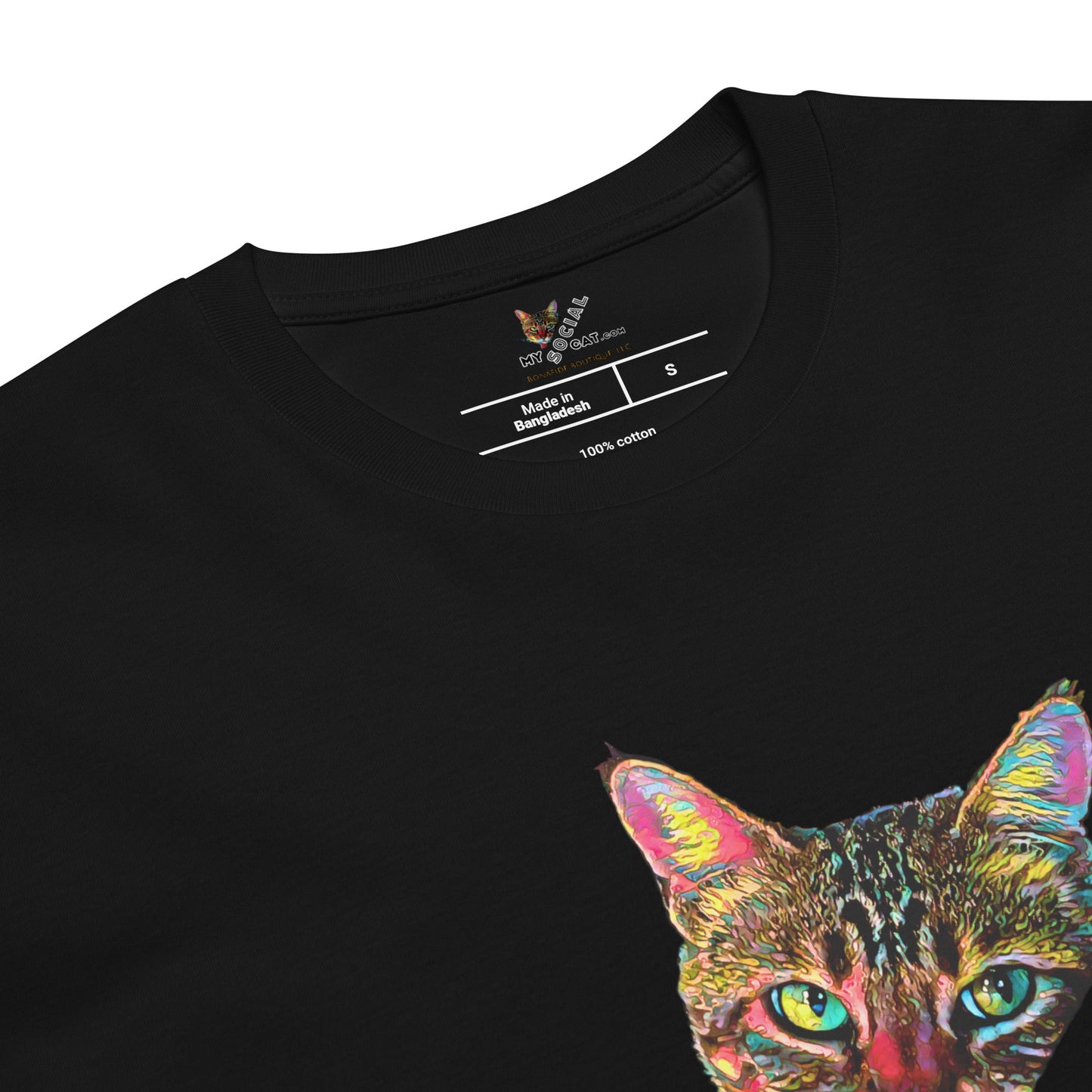 Amplify Unisex Premium Tee - My Social Cat Bonafide Boutique LLCAmplify Unisex Premium TeeT-shirtMy Social Cat Bonafide Boutique LLCBlackSamplifycat