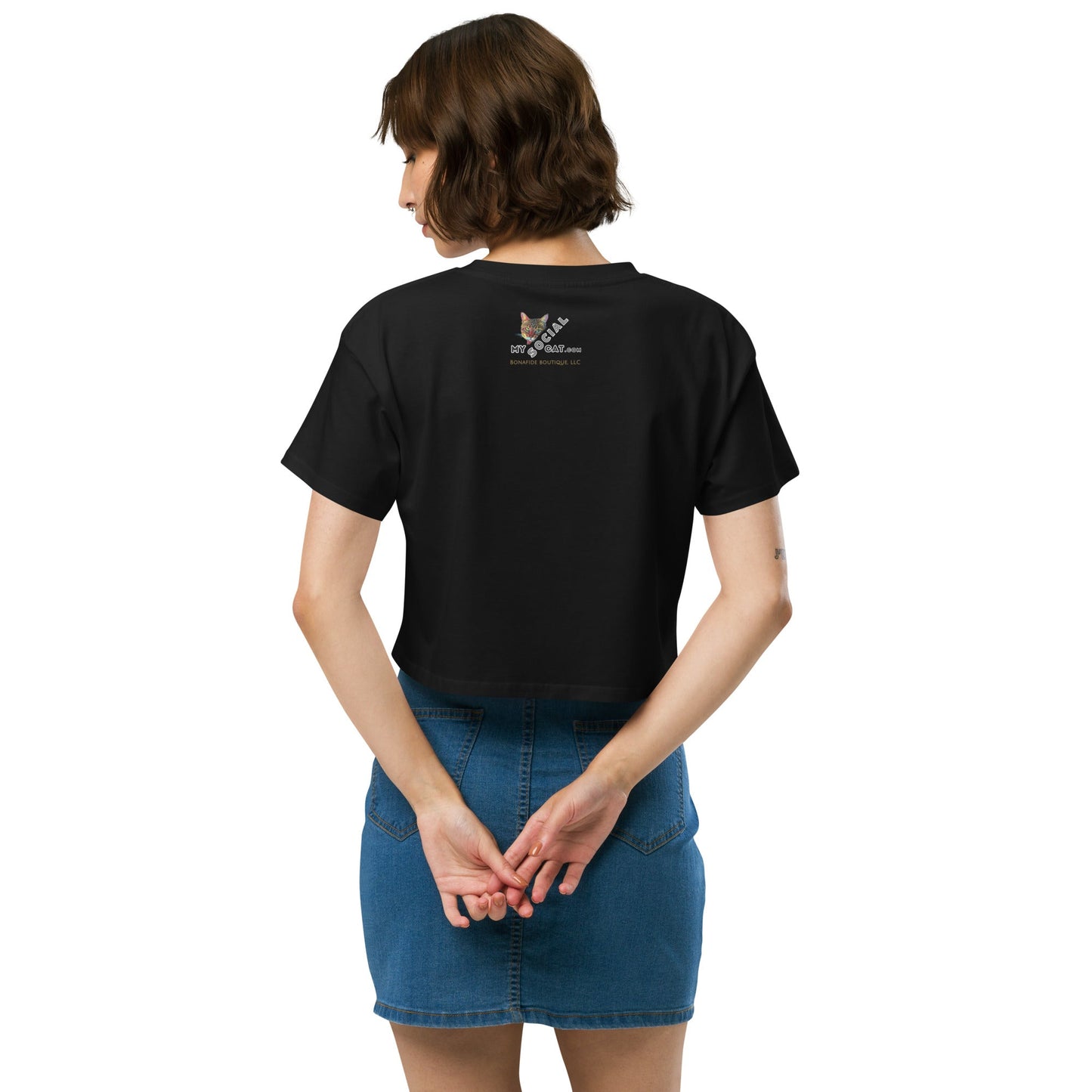 Ask For Flowers Women’s Crop Top - My Social Cat Bonafide Boutique LLCAsk For Flowers Women’s Crop Topcrop topMy Social Cat Bonafide Boutique LLCBlackSaskcrop