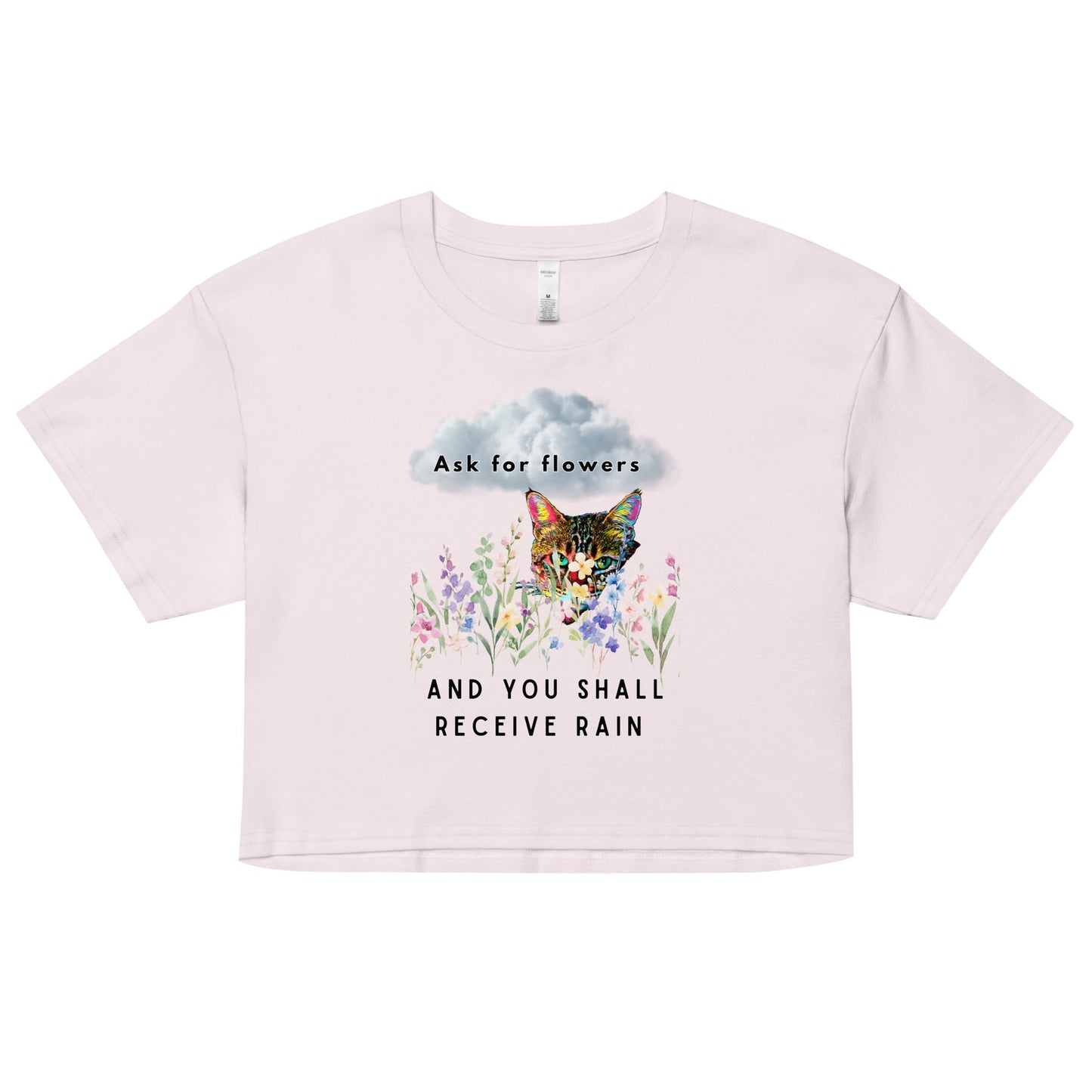 Ask For Flowers Women’s Crop Top - My Social Cat Bonafide Boutique LLCAsk For Flowers Women’s Crop Topcrop topMy Social Cat Bonafide Boutique LLCOrchidXSaskcrop