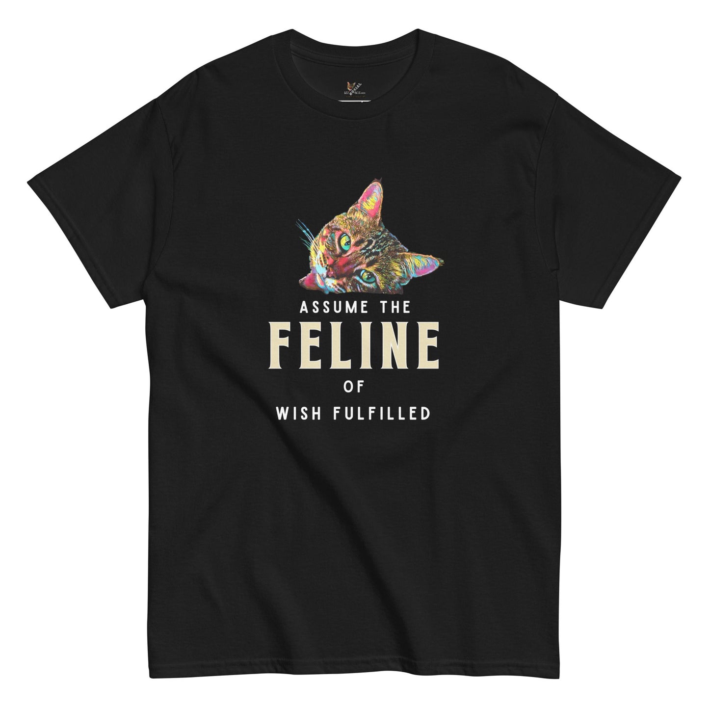 Assume the Feline of Wish Fulfilled Unisex Classic Tee - My Social Cat Bonafide Boutique LLCAssume the Feline of Wish Fulfilled Unisex Classic TeeT-shirtMy Social Cat Bonafide Boutique LLCScatshirt