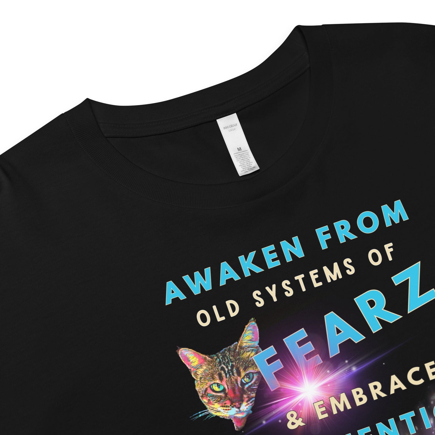 Awaken From Fear Women’s Crop Top - My Social Cat Bonafide Boutique LLCAwaken From Fear Women’s Crop Topcrop topMy Social Cat Bonafide Boutique LLCXSawakenfear