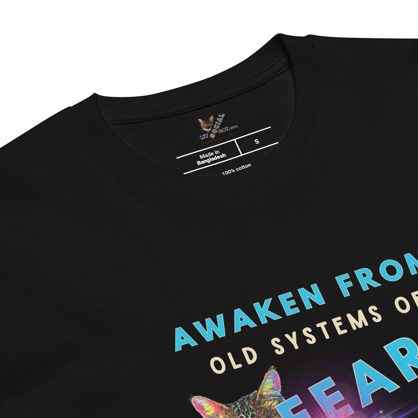Awaken From Fearz Unisex Premium Tee - My Social Cat Bonafide Boutique LLCAwaken From Fearz Unisex Premium TeeT-shirtMy Social Cat Bonafide Boutique LLCSawakenfear