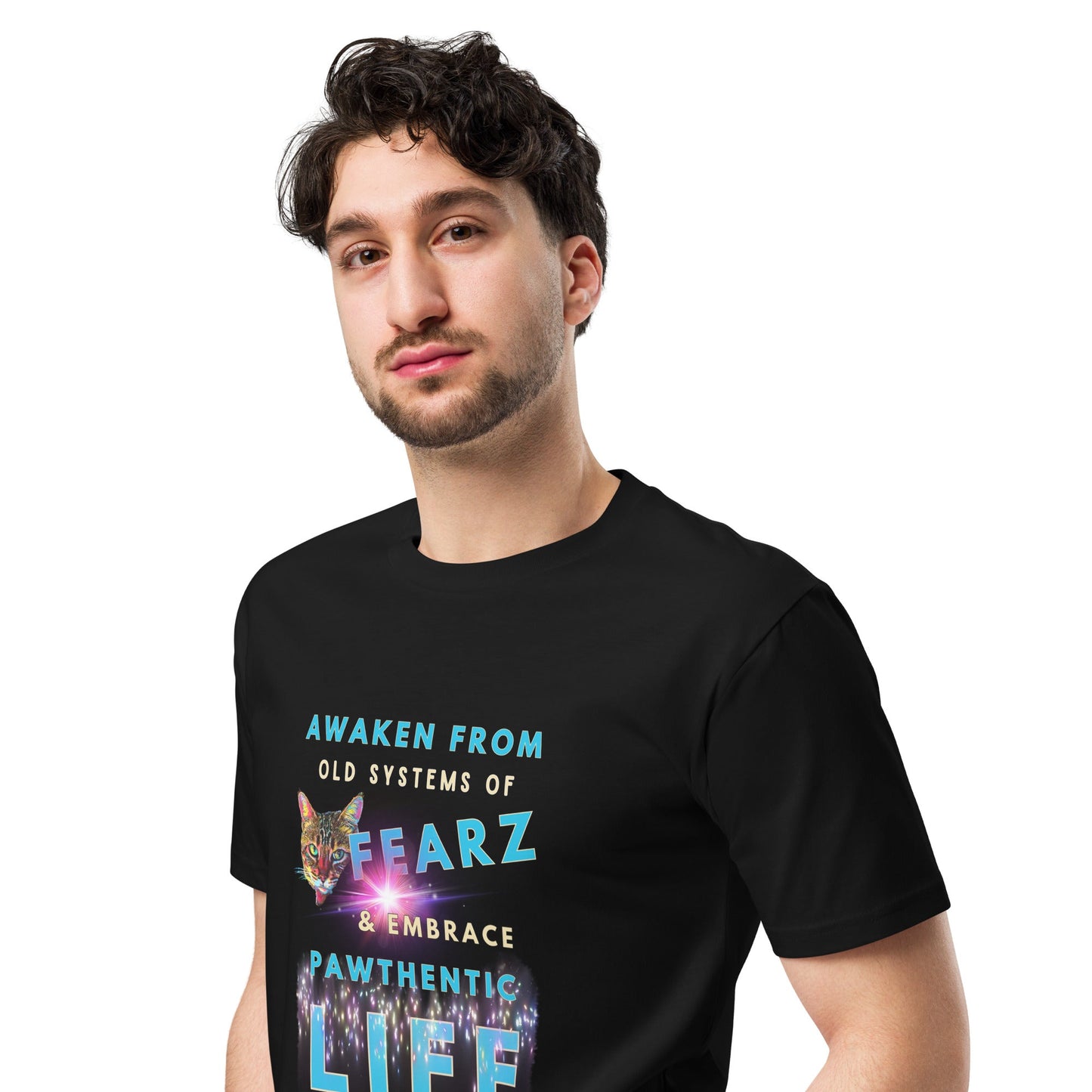 Awaken From Fearz Unisex Premium Tee - My Social Cat Bonafide Boutique LLCAwaken From Fearz Unisex Premium TeeT-shirtMy Social Cat Bonafide Boutique LLCSawakenfear