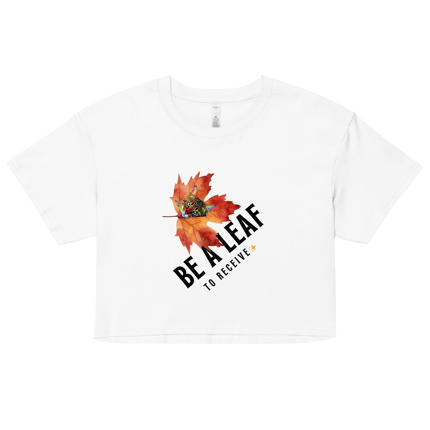 Be a Leaf Women’s Crop Top - My Social Cat Bonafide Boutique LLC