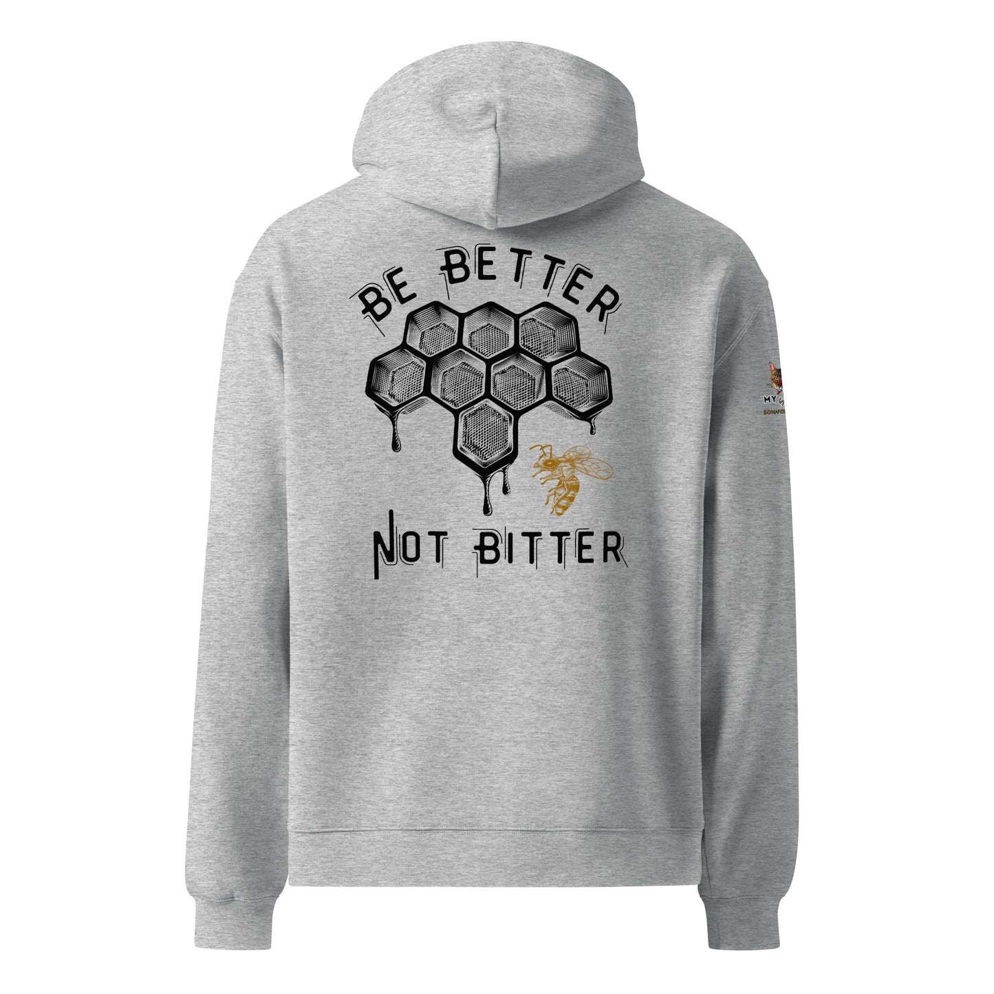 Be Better Not Bitter Unisex Plush Hoodie - My Social Cat Bonafide Boutique LLCBe Better Not Bitter Unisex Plush HoodieHooded sweatshirtMy Social Cat Bonafide Boutique LLCAthletic HeatherSbebetter
