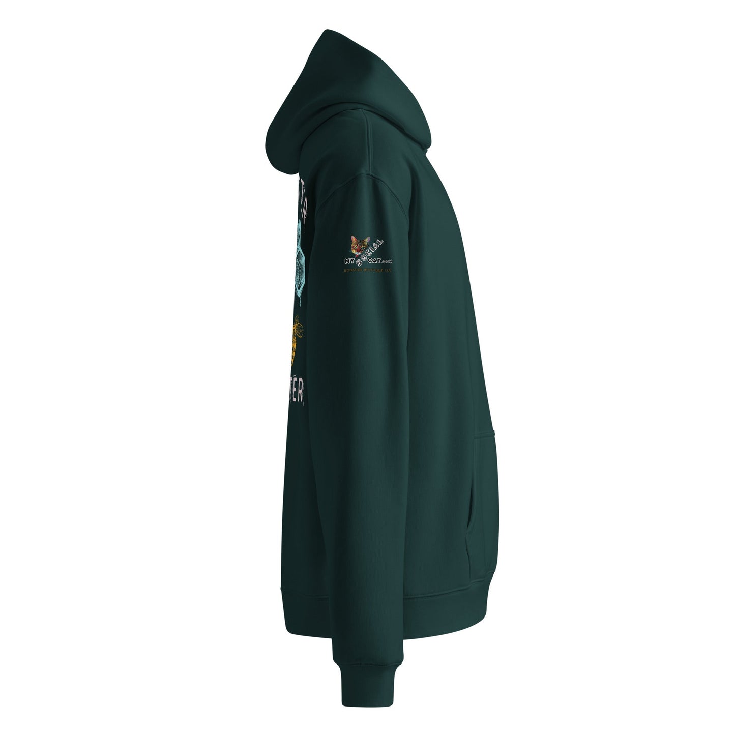 Be Better Not Bitter Unisex Plush Hoodie - My Social Cat Bonafide Boutique LLCBe Better Not Bitter Unisex Plush HoodieHooded sweatshirtMy Social Cat Bonafide Boutique LLCPine GreenSbebetter