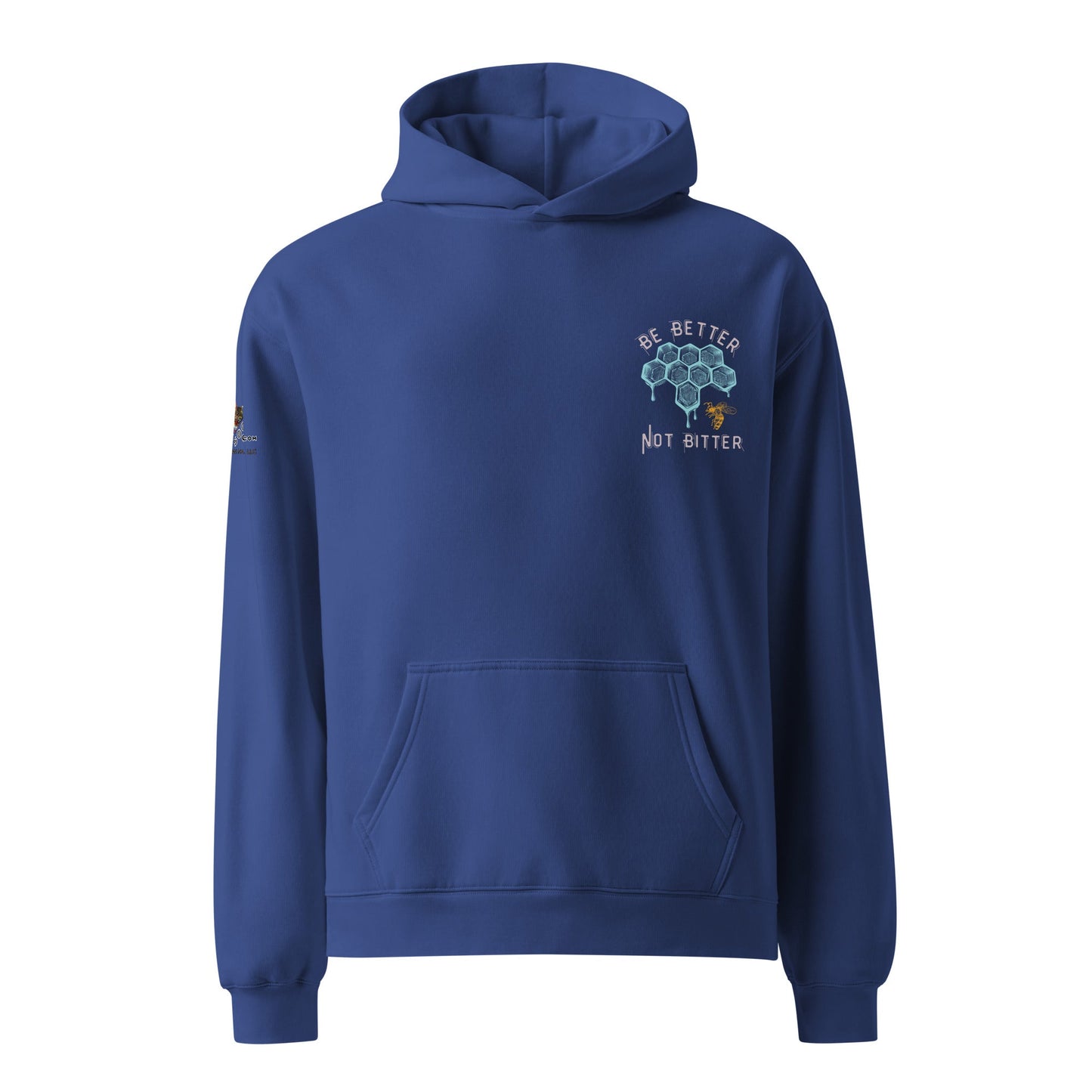Be Better Not Bitter Unisex Plush Hoodie - My Social Cat Bonafide Boutique LLCBe Better Not Bitter Unisex Plush HoodieHooded sweatshirtMy Social Cat Bonafide Boutique LLCCobaltSbebetter