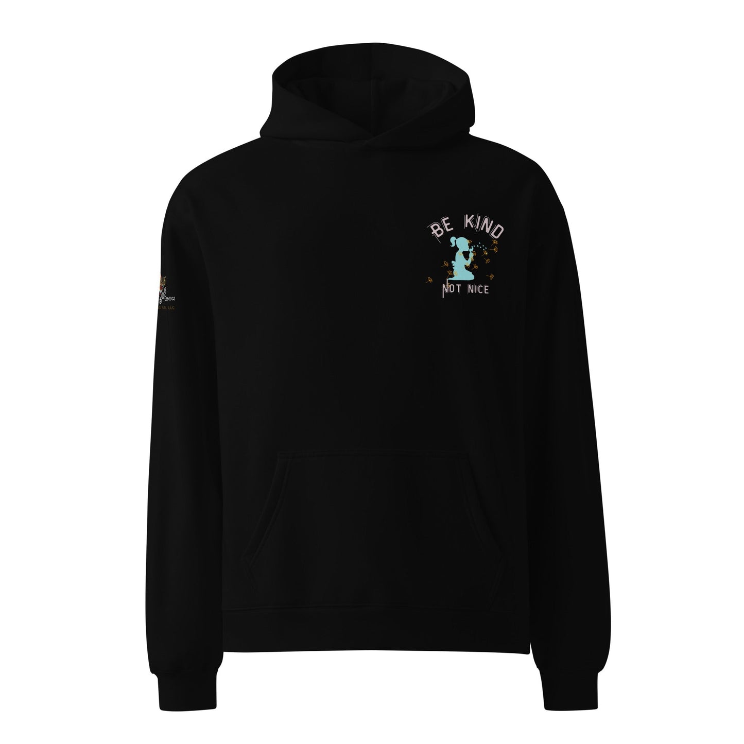 Be Kind Not Nice Unisex Plush Hoodie - My Social Cat Bonafide Boutique LLCBe Kind Not Nice Unisex Plush HoodieHooded sweatshirtMy Social Cat Bonafide Boutique LLCBlackSbehoodie