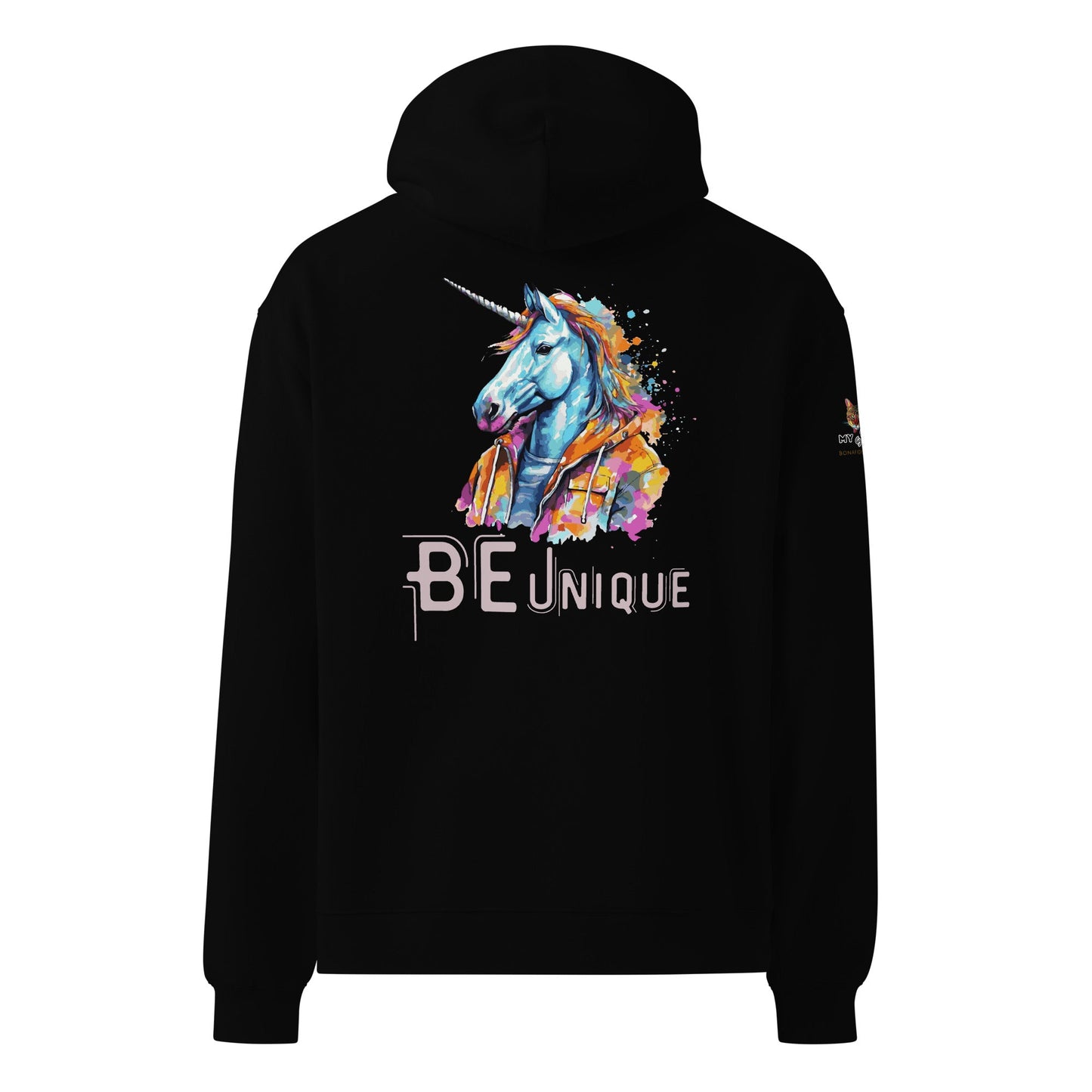 Be Unique Unisex Plush Hoodie - My Social Cat Bonafide Boutique LLCBe Unique Unisex Plush HoodieHooded sweatshirtMy Social Cat Bonafide Boutique LLCBlackSbehoodie