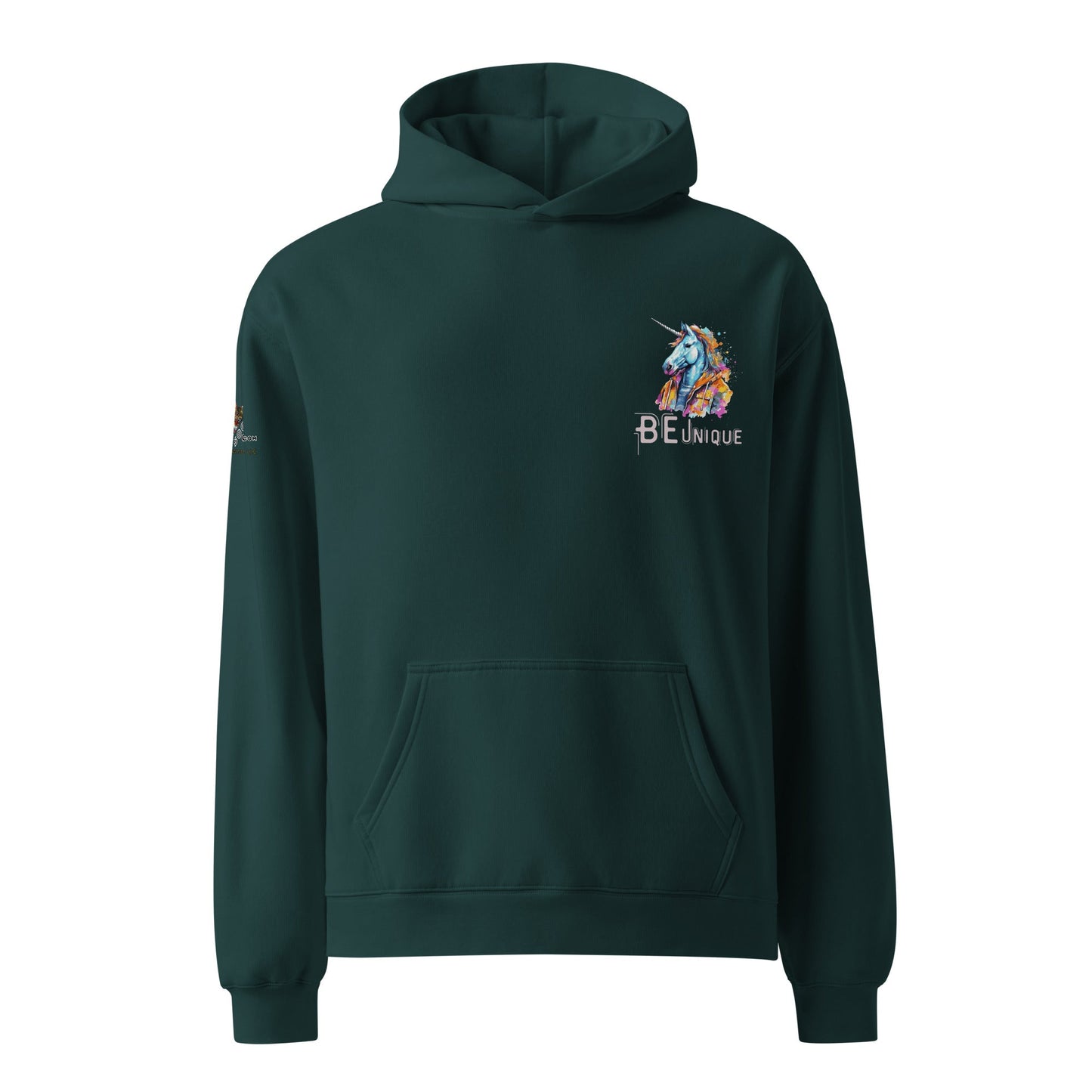 Be Unique Unisex Plush Hoodie - My Social Cat Bonafide Boutique LLCBe Unique Unisex Plush HoodieHooded sweatshirtMy Social Cat Bonafide Boutique LLCPine GreenSbehoodie