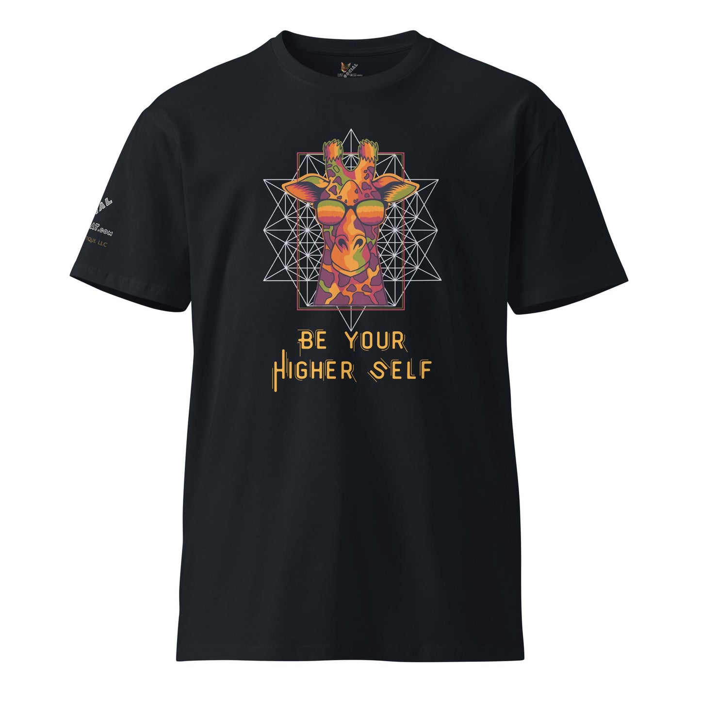 Be Your Higher Self Unisex Premium Tee - My Social Cat Bonafide Boutique LLCBe Your Higher Self Unisex Premium TeeT-shirtMy Social Cat Bonafide Boutique LLCNavySbegiraffe