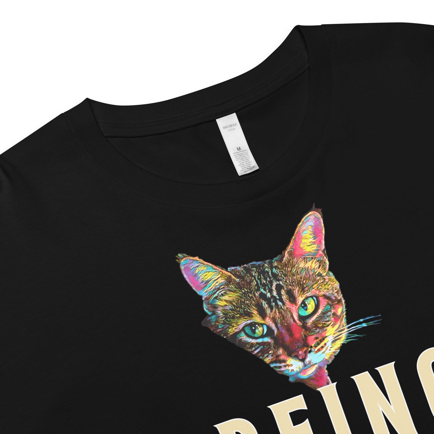 Being is Meowgnetic Women’s Crop Top - My Social Cat Bonafide Boutique LLCBeing is Meowgnetic Women’s Crop Topcrop topMy Social Cat Bonafide Boutique LLCBlackXSbeingcat