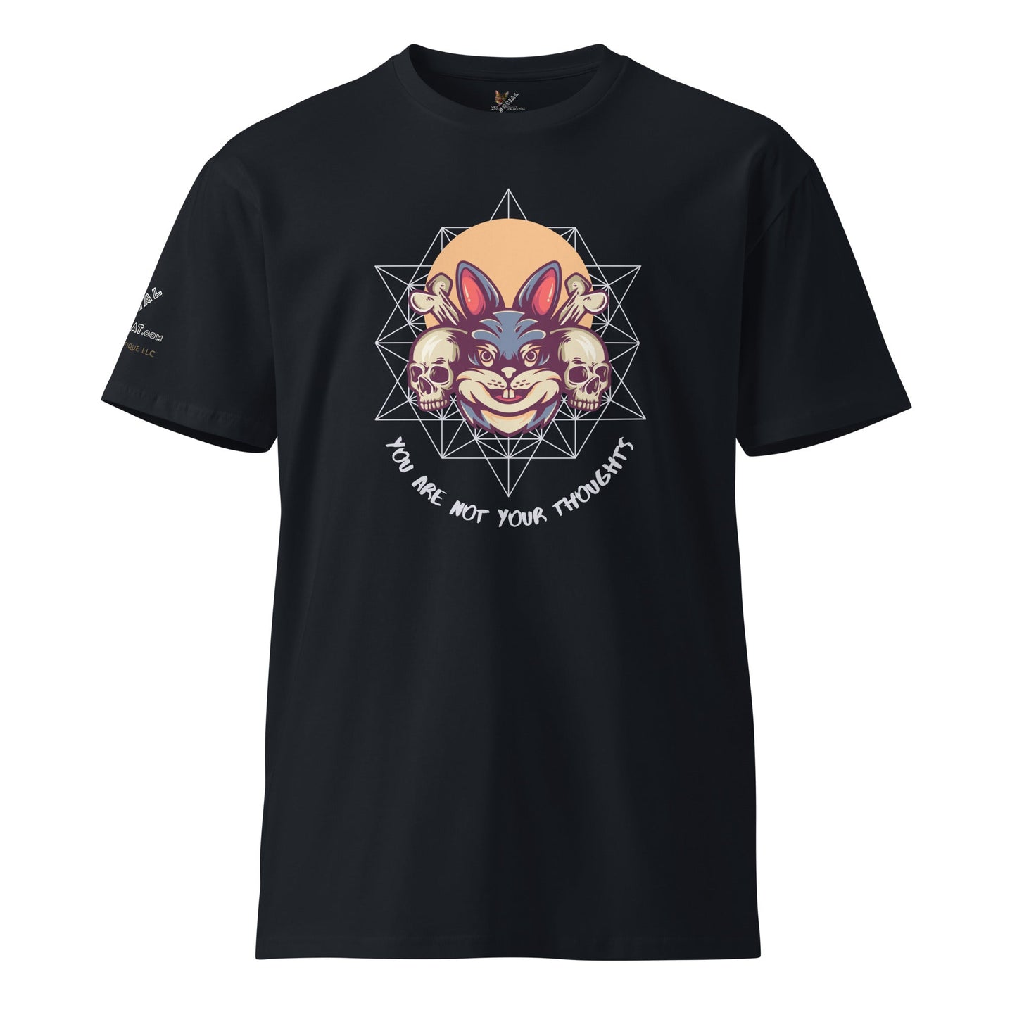 Bunny Skulls Thoughts Unisex Premium Tee - My Social Cat Bonafide Boutique LLCBunny Skulls Thoughts Unisex Premium TeeT-shirtMy Social Cat Bonafide Boutique LLCNavySarebunny