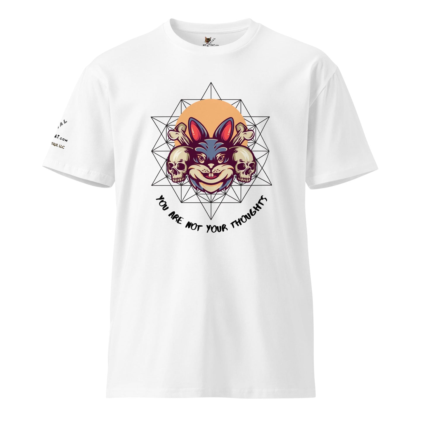 Bunny Skulls Thoughts Unisex Premium Tee - My Social Cat Bonafide Boutique LLCBunny Skulls Thoughts Unisex Premium TeeT-shirtMy Social Cat Bonafide Boutique LLCWhiteSarebunny