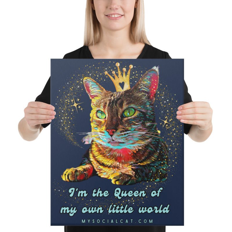 I'm The Queen Canvas Print