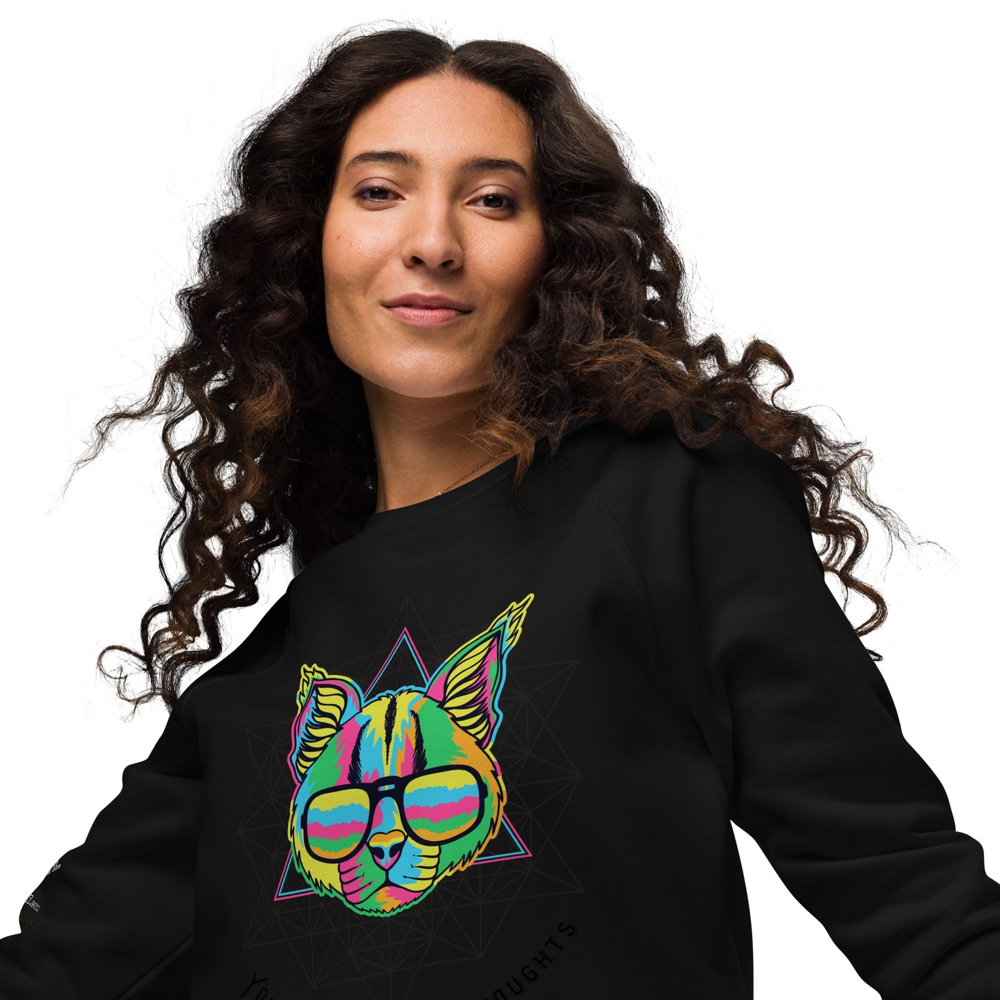 Cat Thoughts Plush Organic Sweatshirt - My Social Cat Bonafide Boutique LLCCat Thoughts Plush Organic SweatshirtSweatshirtMy Social Cat Bonafide Boutique LLCWhiteXScatplush