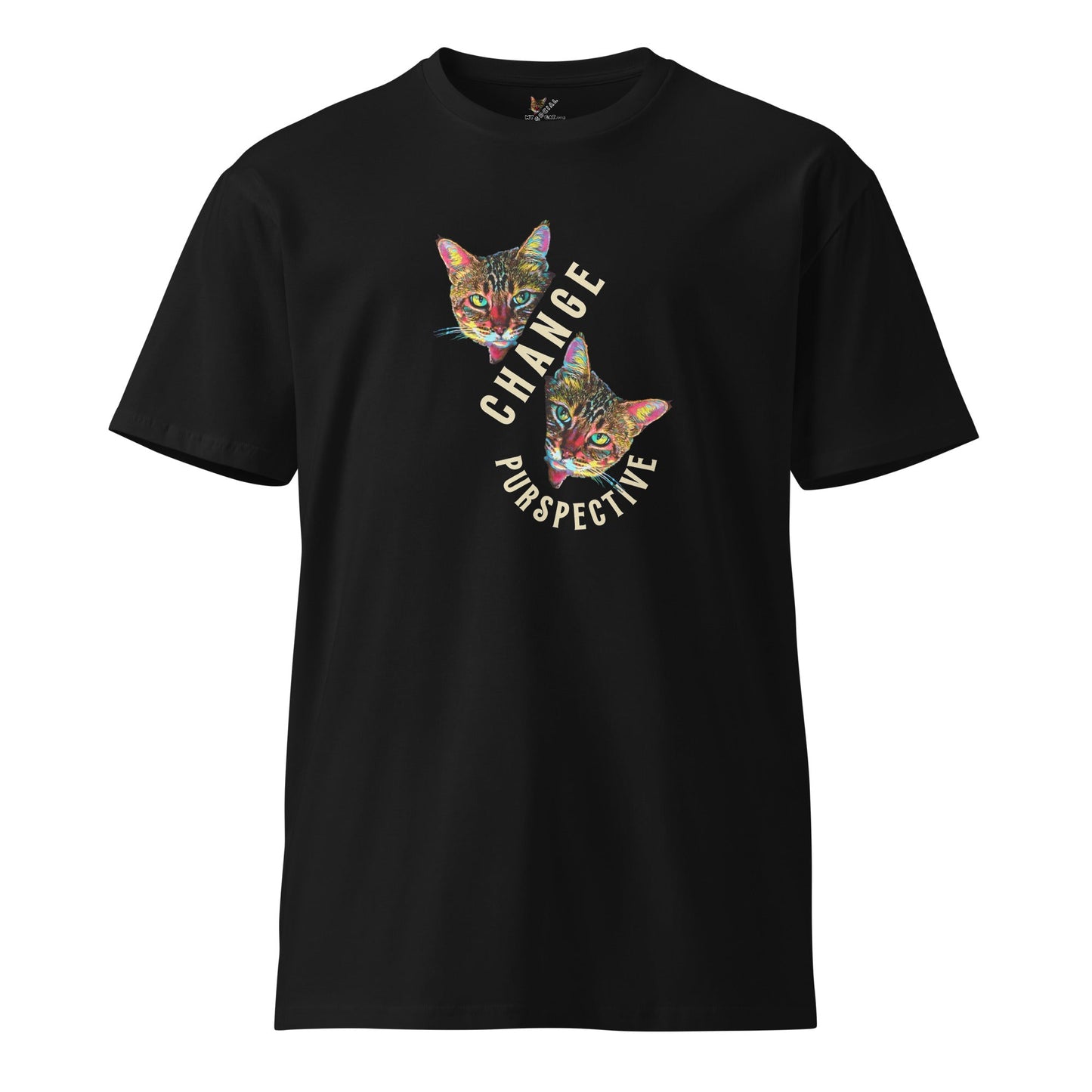 Change Purspective Unisex premium Tee - My Social Cat Bonafide Boutique LLCChange Purspective Unisex premium TeeT-shirtMy Social Cat Bonafide Boutique LLCScatchange