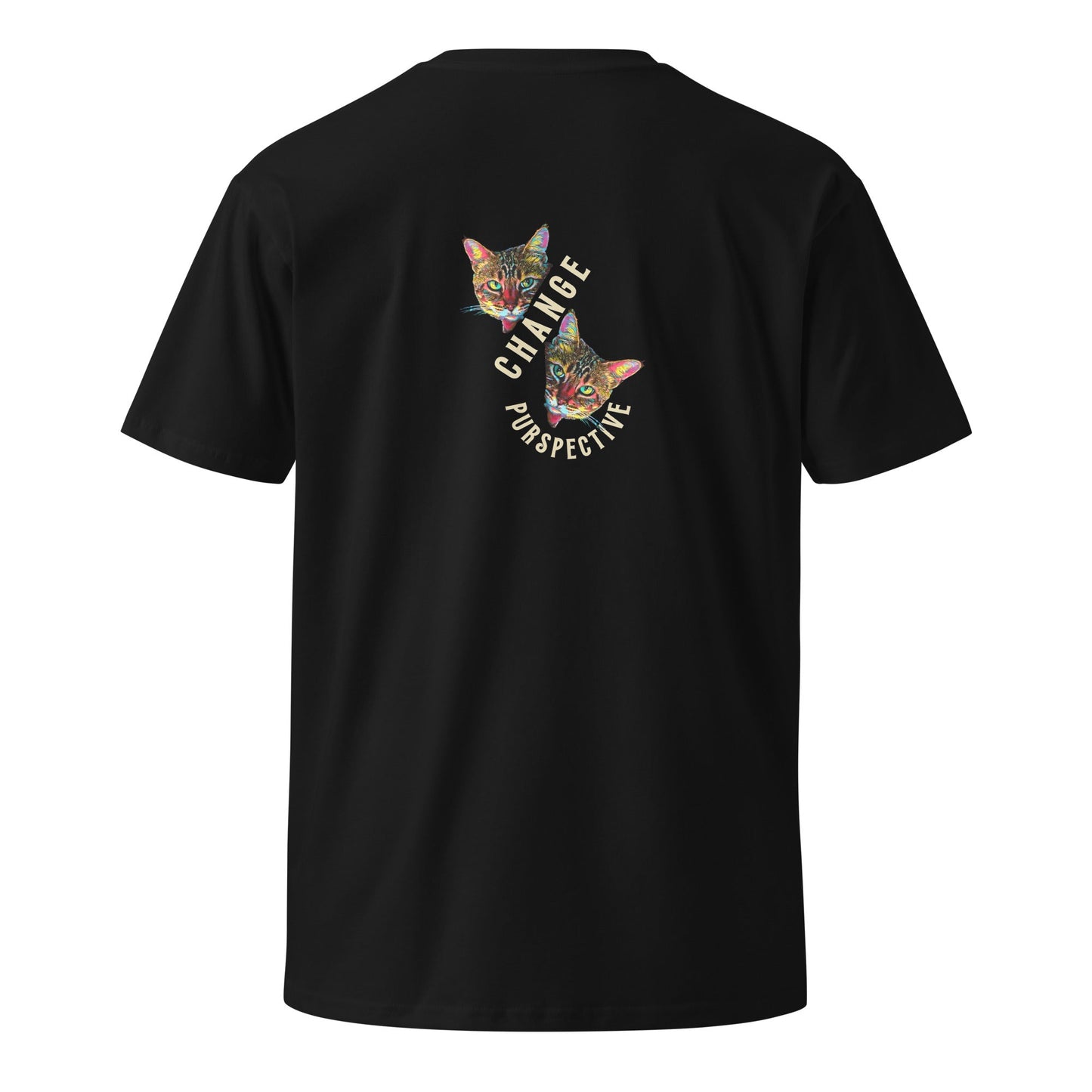 Change Purspective Unisex premium Tee - My Social Cat Bonafide Boutique LLCChange Purspective Unisex premium TeeT-shirtMy Social Cat Bonafide Boutique LLCScatchange