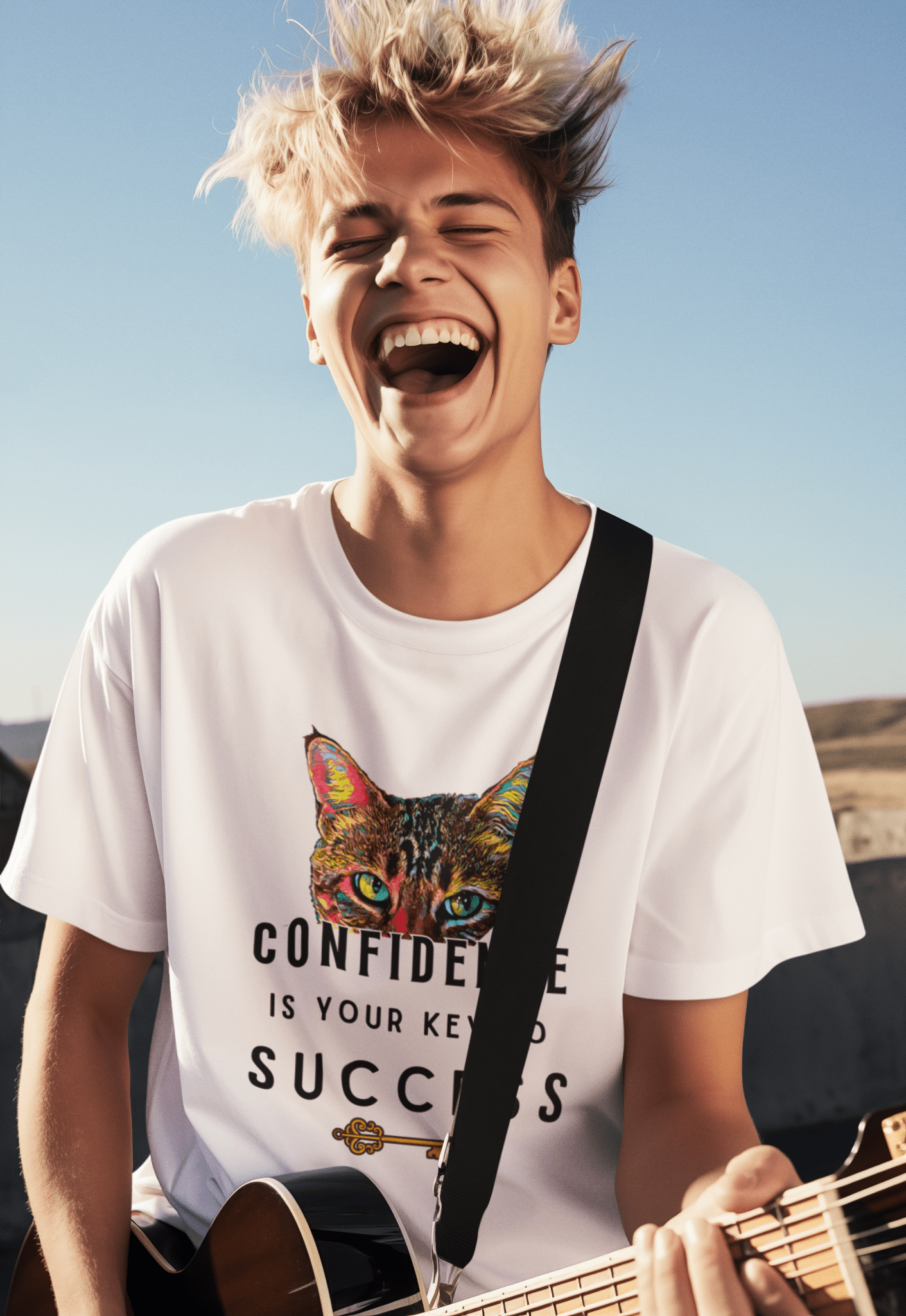Confidence is Your Key to Success Unisex Premium Tee - My Social Cat Bonafide Boutique LLCConfidence is Your Key to Success Unisex Premium TeeT-shirtMy Social Cat Bonafide Boutique LLCBlackScatconfidence