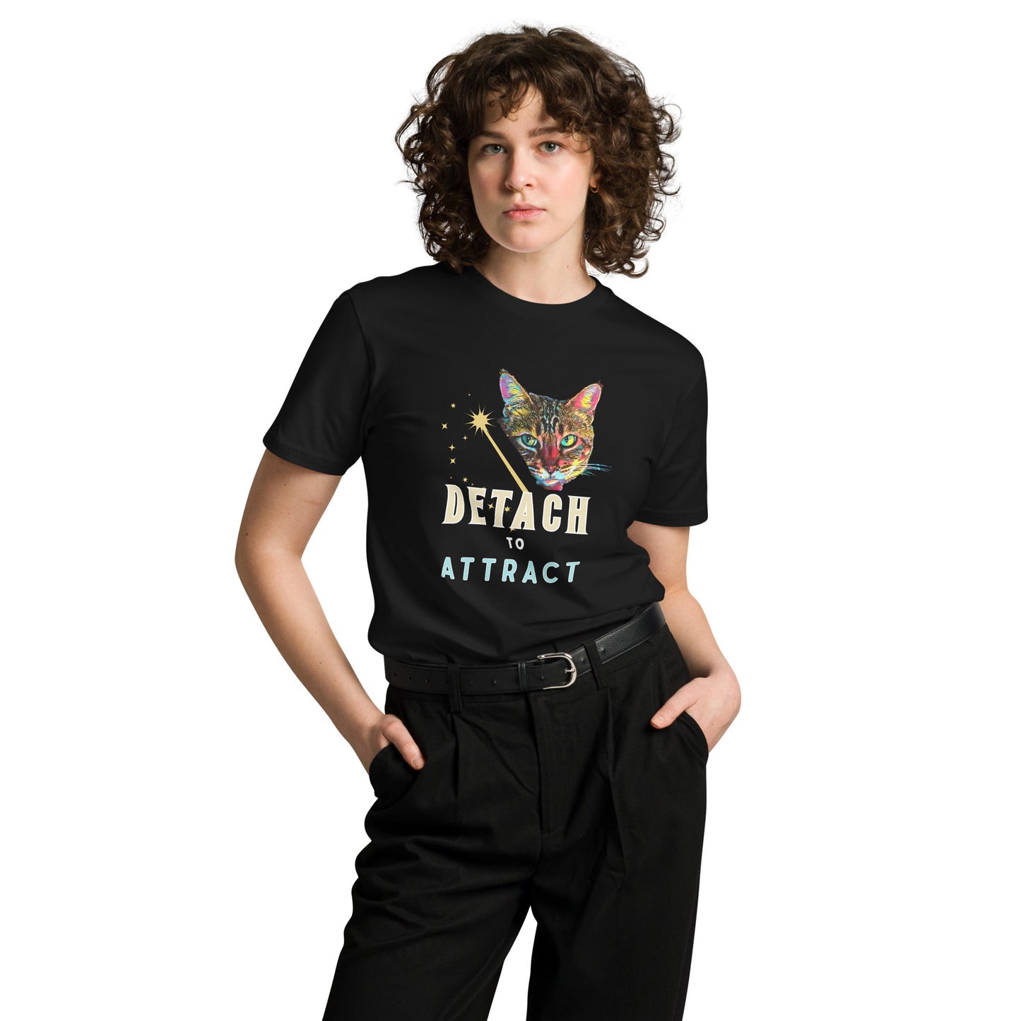 Detach to Attract Unisex Premium Tee - My Social Cat Bonafide Boutique LLCDetach to Attract Unisex Premium TeeT-shirtMy Social Cat Bonafide Boutique LLCSattractdetach