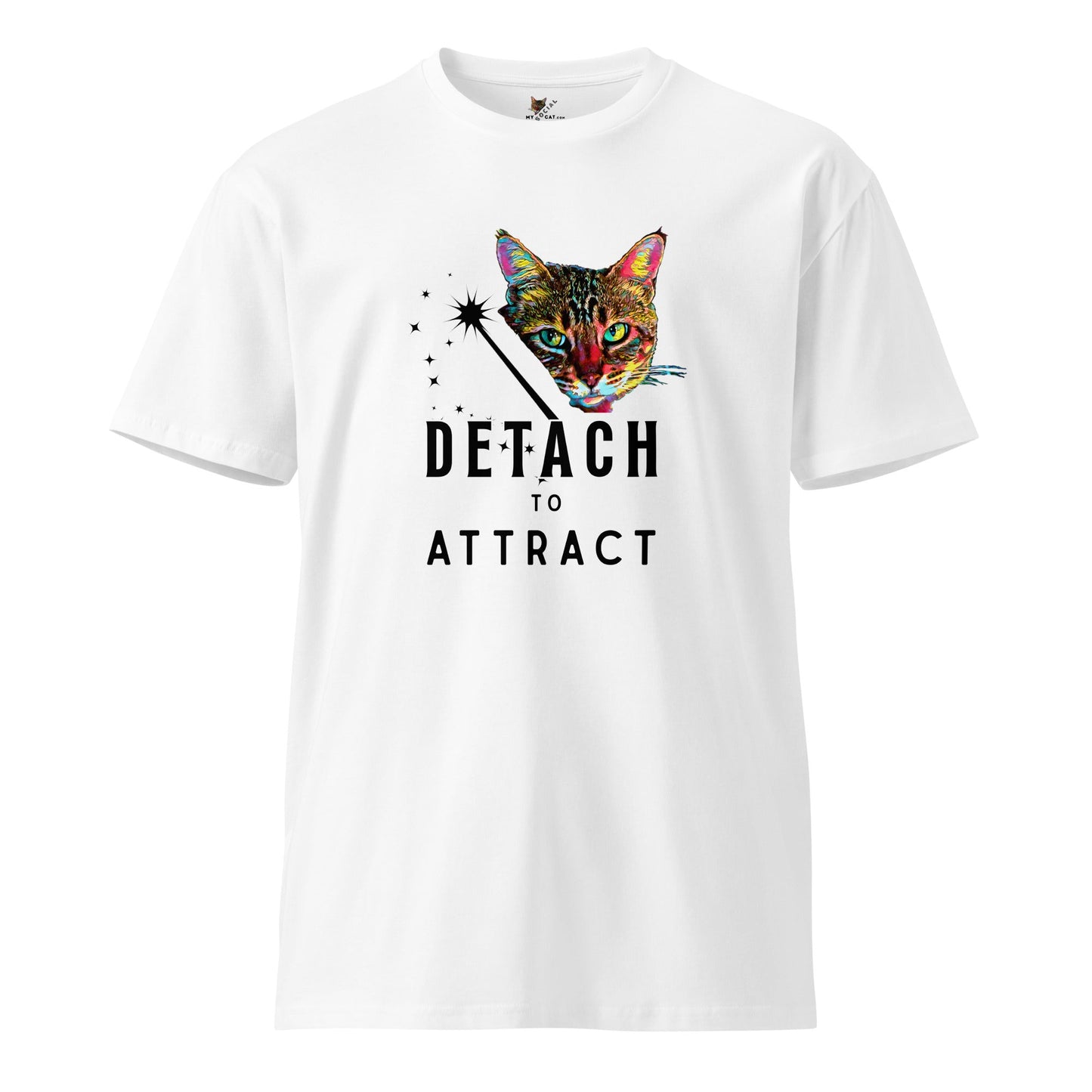 Detach to Attract Unisex Premium Tee - My Social Cat Bonafide Boutique LLCDetach to Attract Unisex Premium TeeT-shirtMy Social Cat Bonafide Boutique LLCWhiteSattractdetach