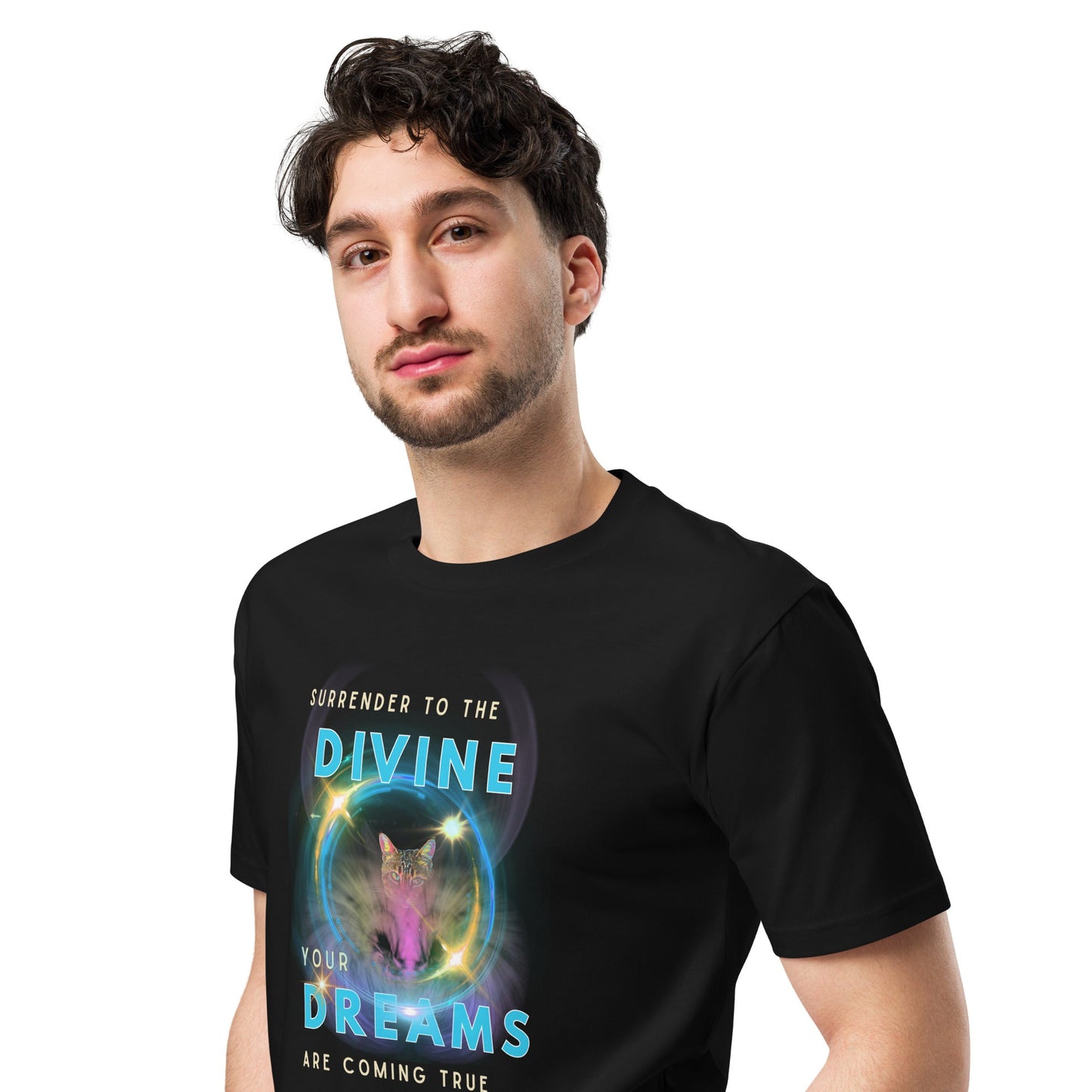 Divine Dreams Unisex Premium Tee - My Social Cat Bonafide Boutique LLCDivine Dreams Unisex Premium TeeT-shirtMy Social Cat Bonafide Boutique LLCBlackMdivinedreams