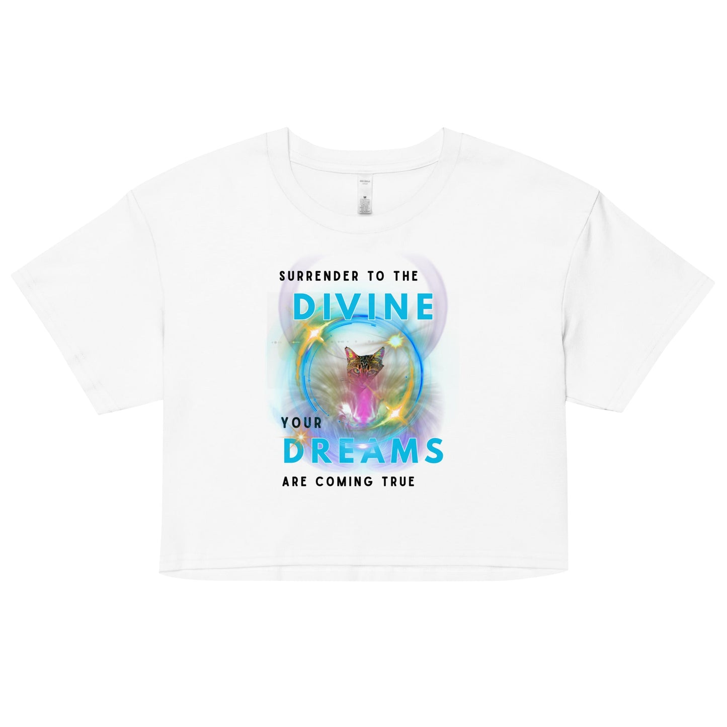 Divine Dreams Women’s Crop Top - My Social Cat Bonafide Boutique LLC