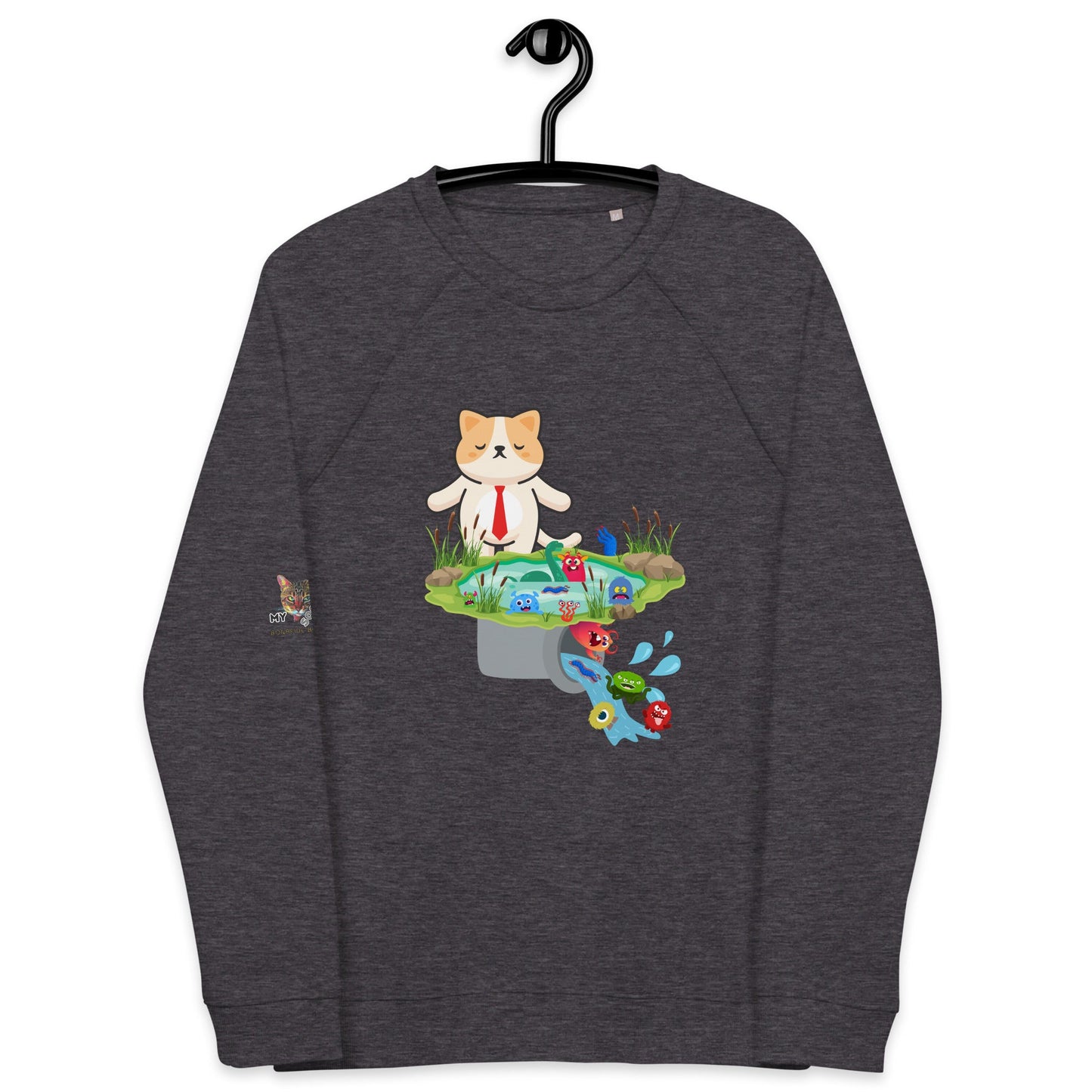 Drain the Swamp Unisex Plush Organic Sweatshirt - My Social Cat Bonafide Boutique LLCDrain the Swamp Unisex Plush Organic SweatshirtSweatshirtMy Social Cat Bonafide Boutique LLCCharcoal MelangeXSdrainswamp