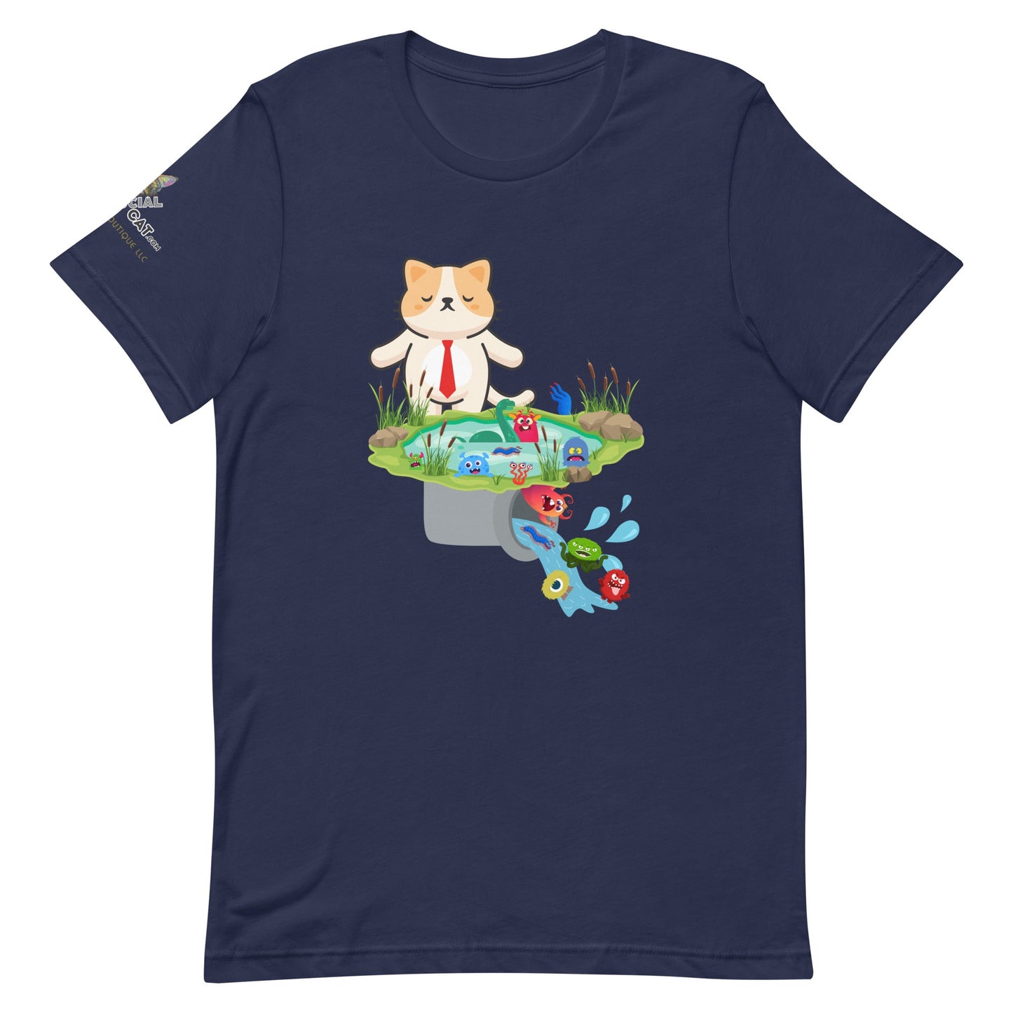 Drain the Swamp Unisex Tee - My Social Cat Bonafide Boutique LLCDrain the Swamp Unisex TeeT - shirtMy Social Cat Bonafide Boutique LLCNavyXSdrainshirt