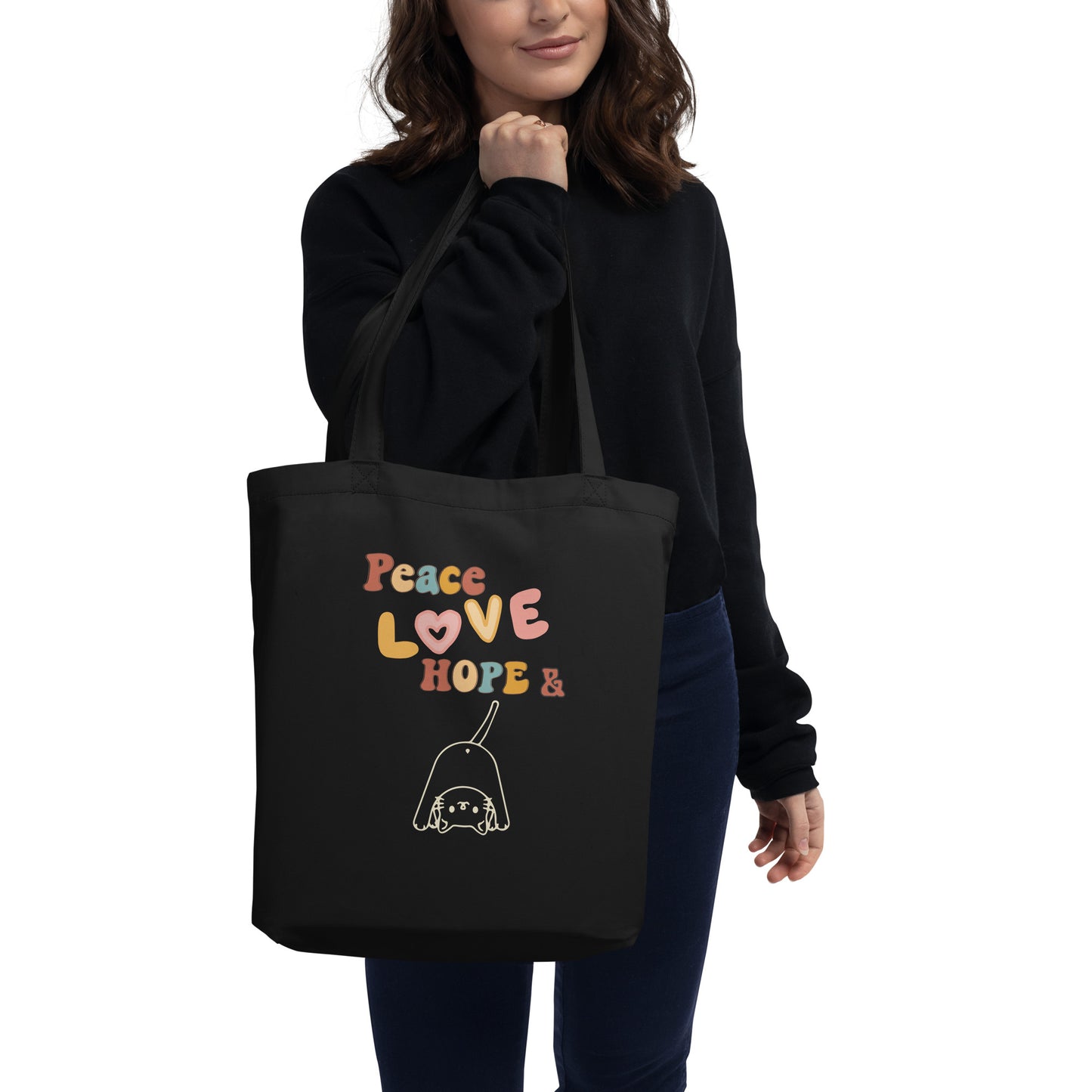 Peace Love Hope Eco Tote Bag