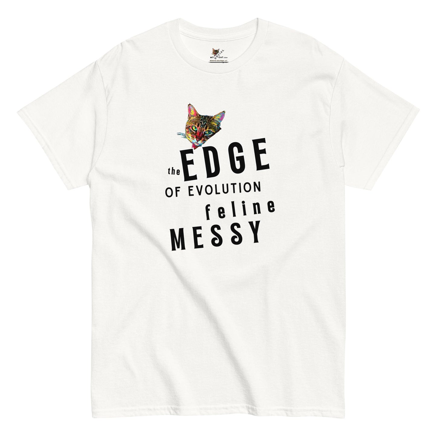 Edge of Evolution Unisex Classic Tee - My Social Cat Bonafide Boutique LLCEdge of Evolution Unisex Classic TeeT-shirtMy Social Cat Bonafide Boutique LLCWhiteScatedge