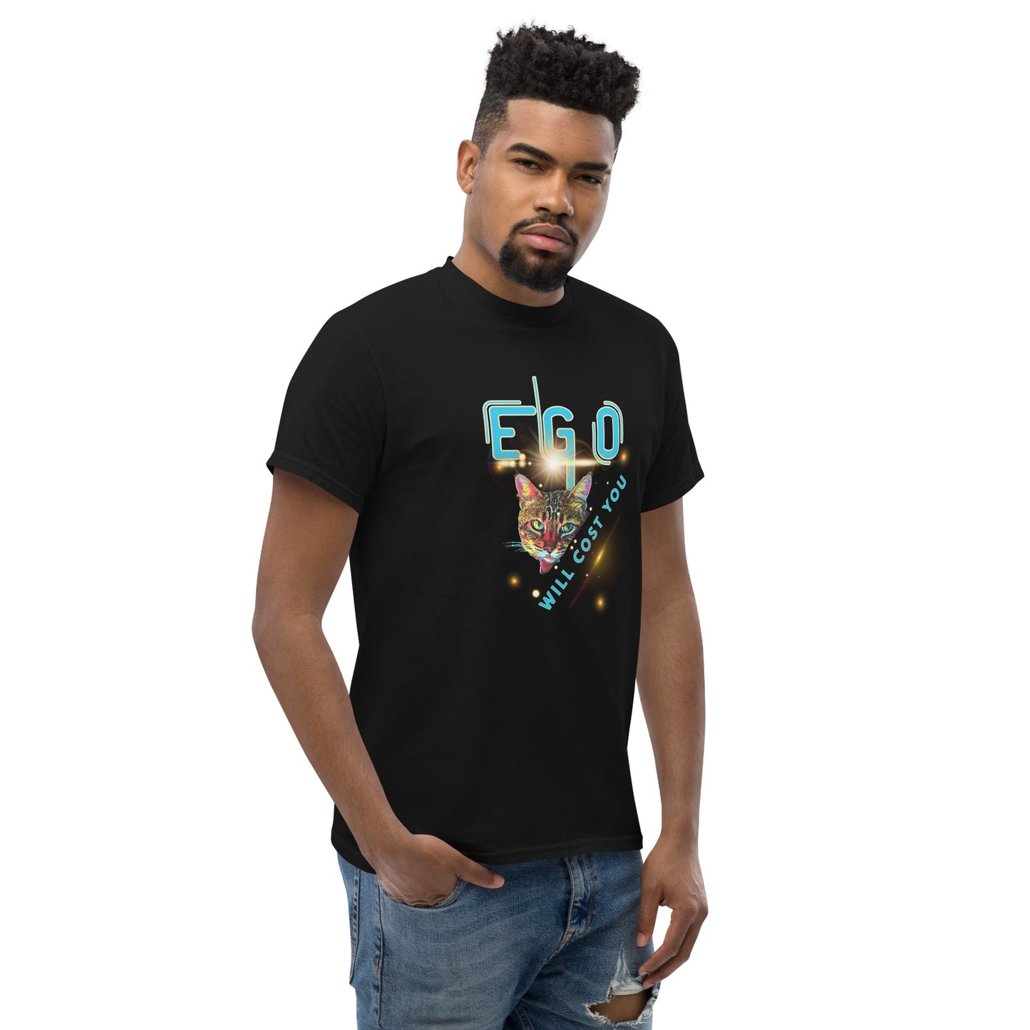 Ego Will Cost You Unisex Classic Tee - My Social Cat Bonafide Boutique LLCEgo Will Cost You Unisex Classic TeeT-shirtMy Social Cat Bonafide Boutique LLCMclassicego