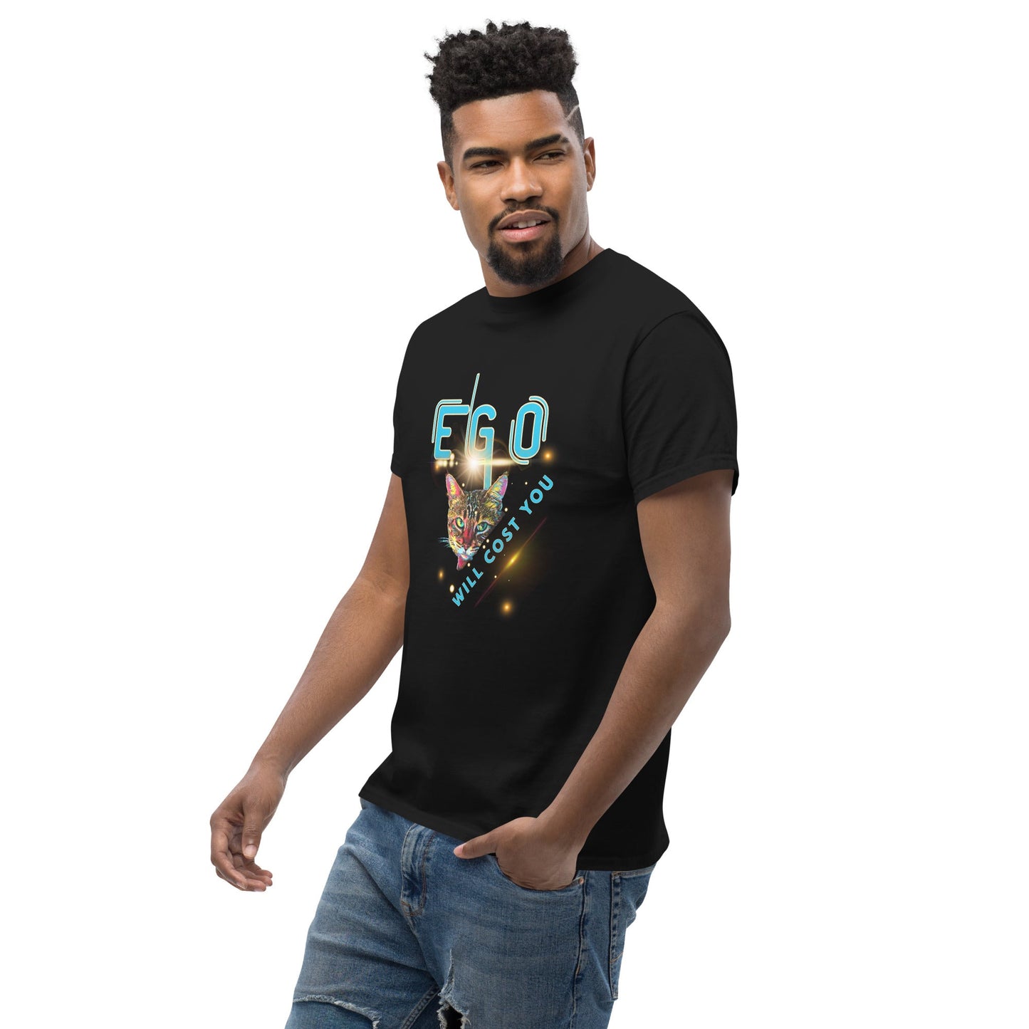 Ego Will Cost You Unisex Classic Tee - My Social Cat Bonafide Boutique LLCEgo Will Cost You Unisex Classic TeeT-shirtMy Social Cat Bonafide Boutique LLCMclassicego