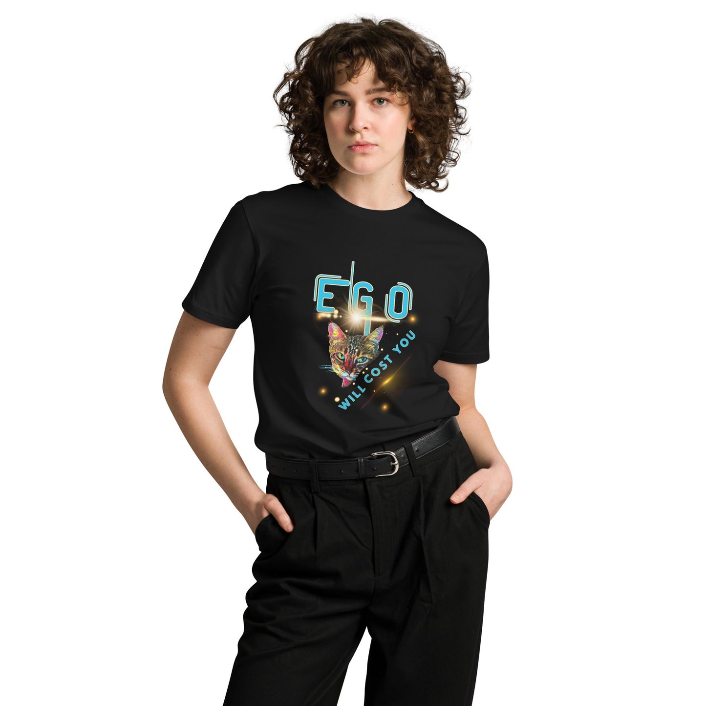 Ego Will Cost You Unisex Premium Tee - My Social Cat Bonafide Boutique LLCEgo Will Cost You Unisex Premium TeeT-shirtMy Social Cat Bonafide Boutique LLCSegoshirt