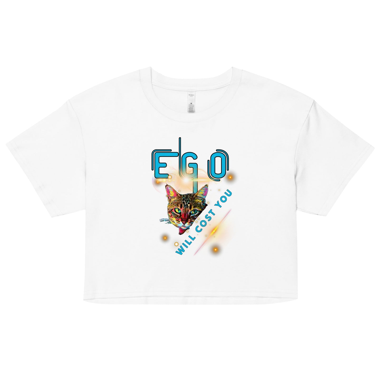 Ego Will Cost You Women’s Crop Top - My Social Cat Bonafide Boutique LLCEgo Will Cost You Women’s Crop Topcrop topMy Social Cat Bonafide Boutique LLCWhiteXScropego