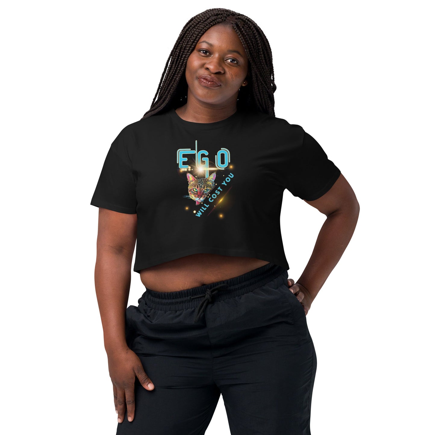 Ego Will Cost You Women’s Crop Top - My Social Cat Bonafide Boutique LLCEgo Will Cost You Women’s Crop Topcrop topMy Social Cat Bonafide Boutique LLCXScropego