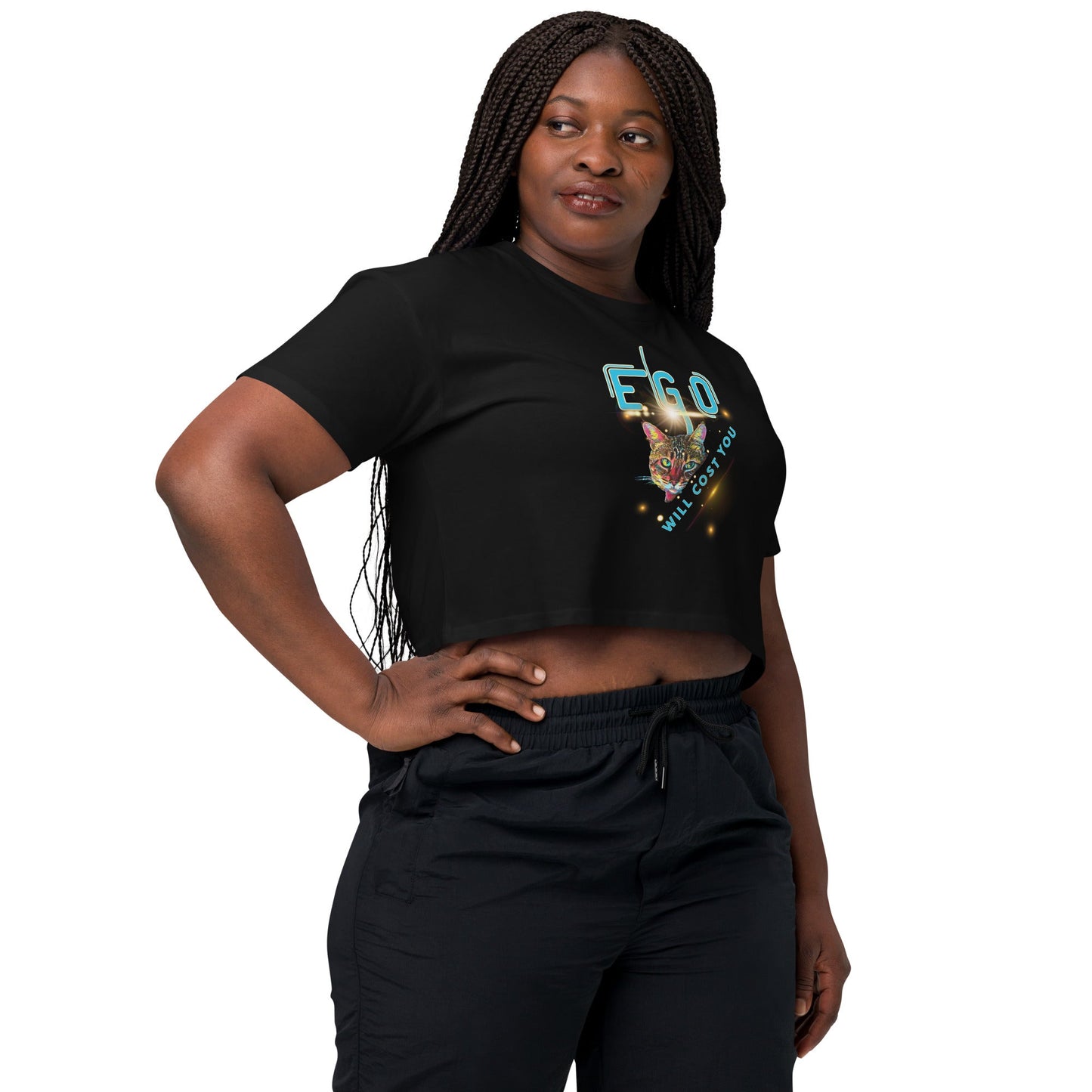Ego Will Cost You Women’s Crop Top - My Social Cat Bonafide Boutique LLCEgo Will Cost You Women’s Crop Topcrop topMy Social Cat Bonafide Boutique LLCXScropego